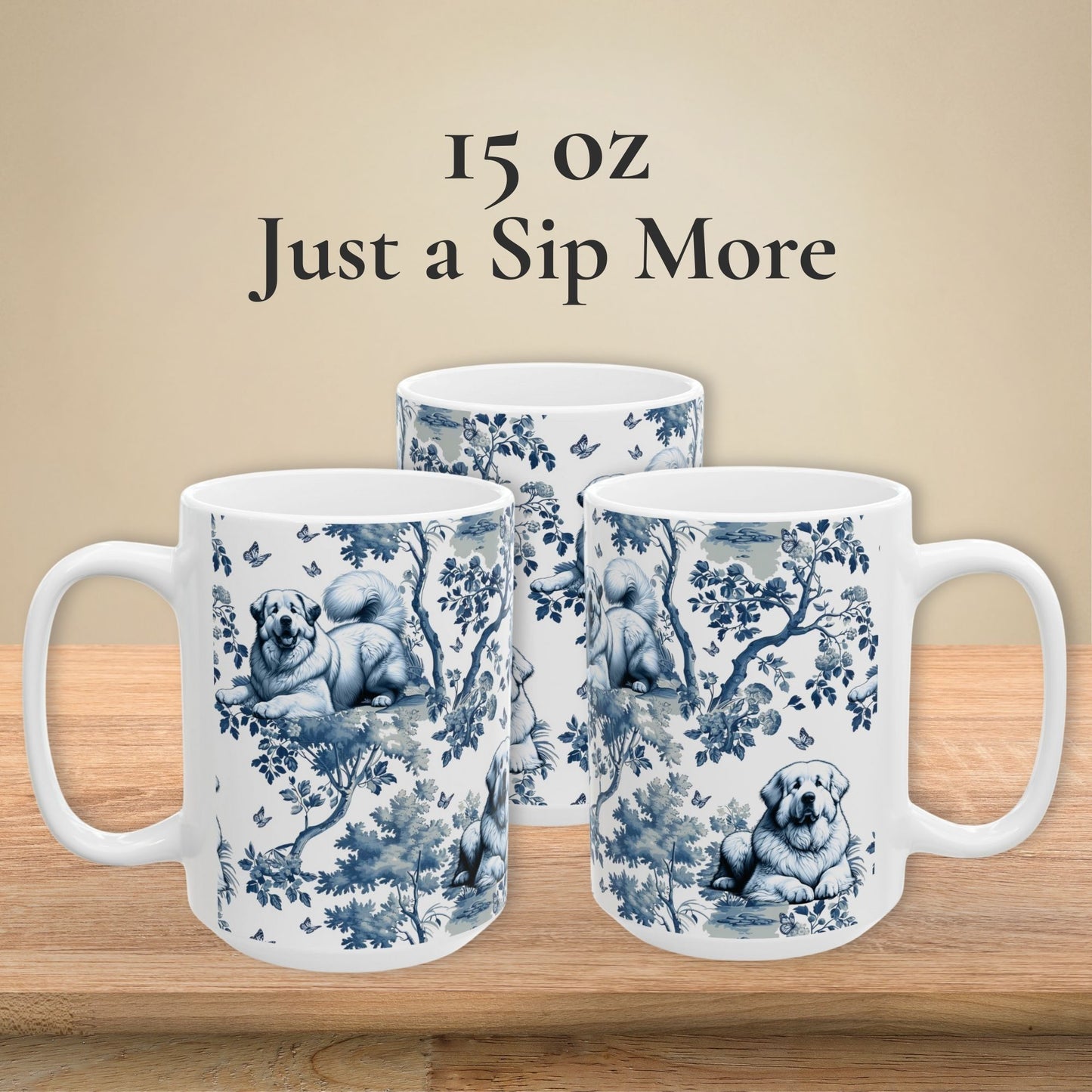 Great Pyrenees Mug - Toile