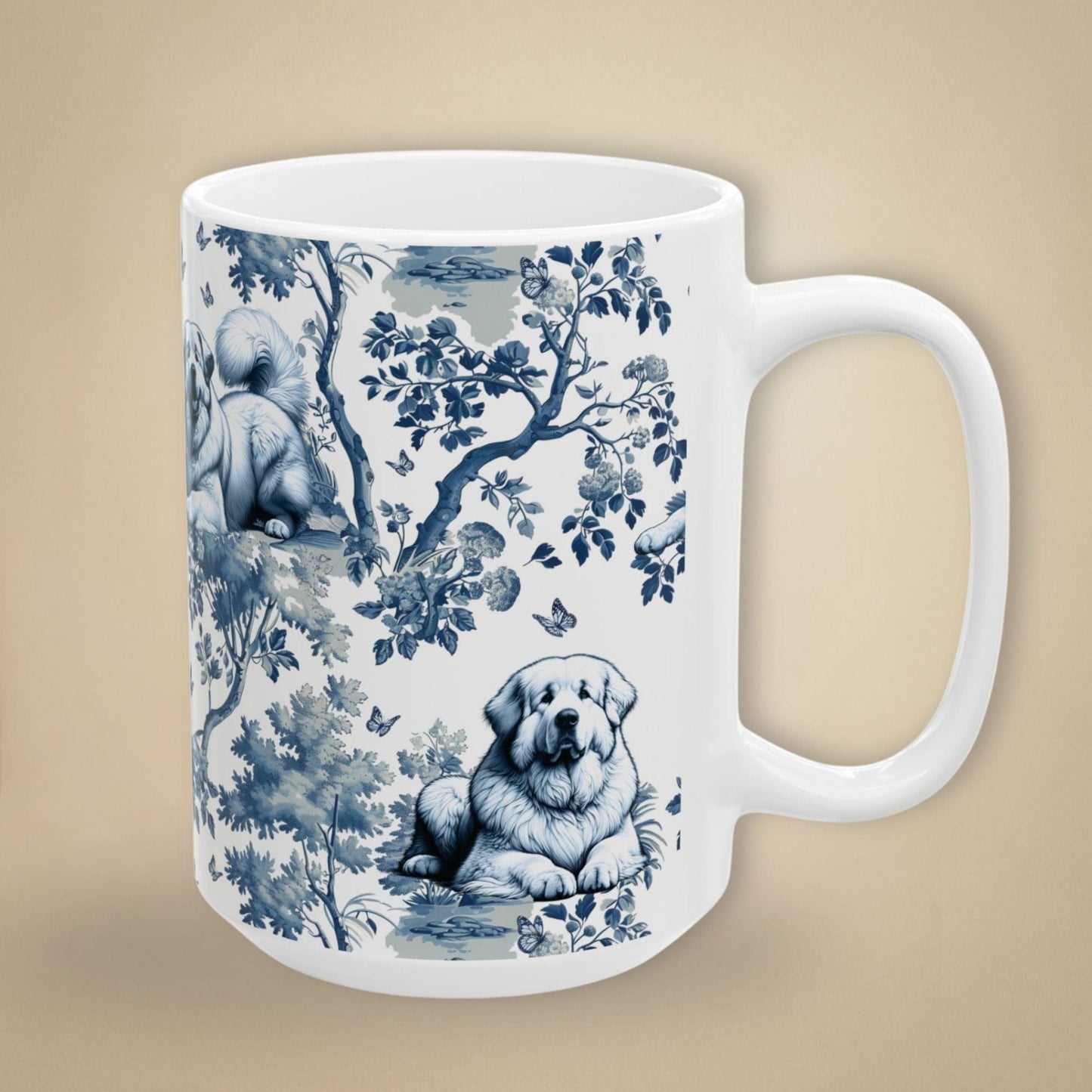 Great Pyrenees Mug - Toile