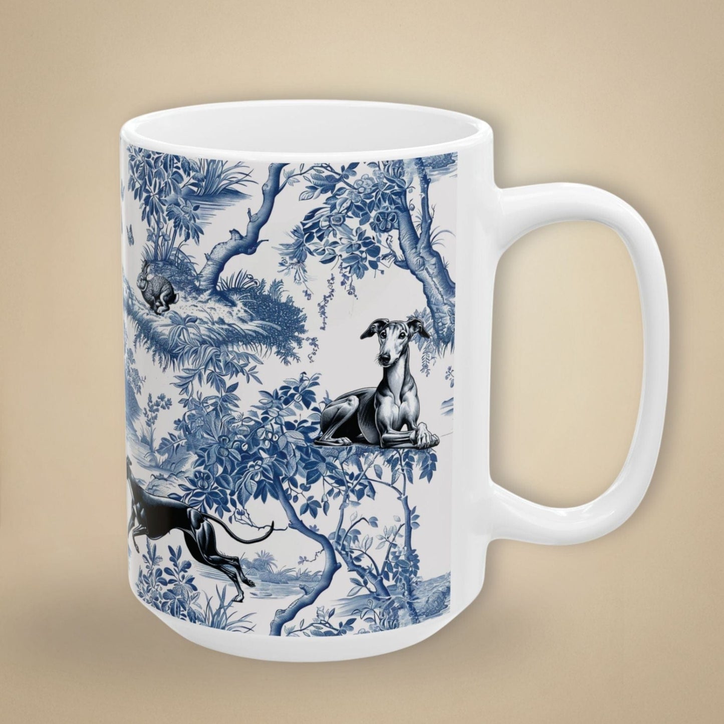 Greyhound Mug - Toile