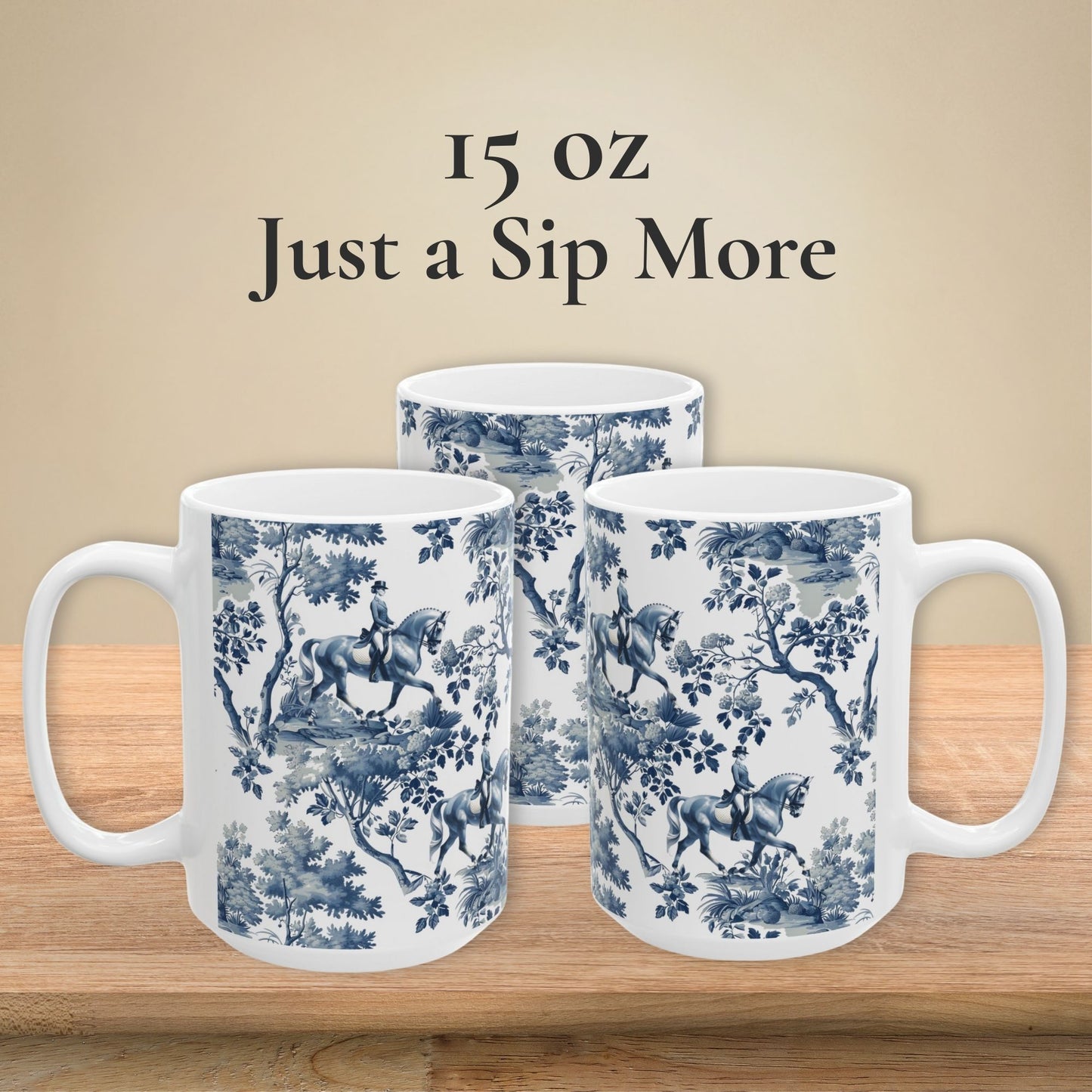 Horse Mug - Toile