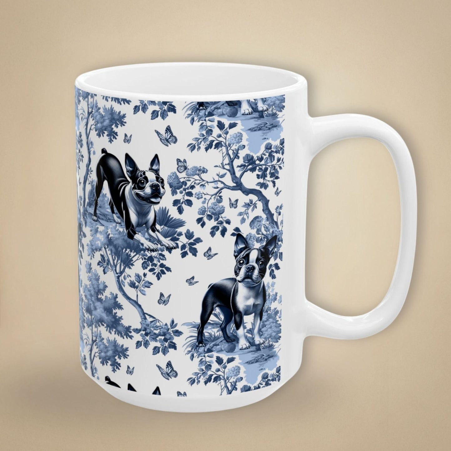 Boston Terrier Mug - Toile
