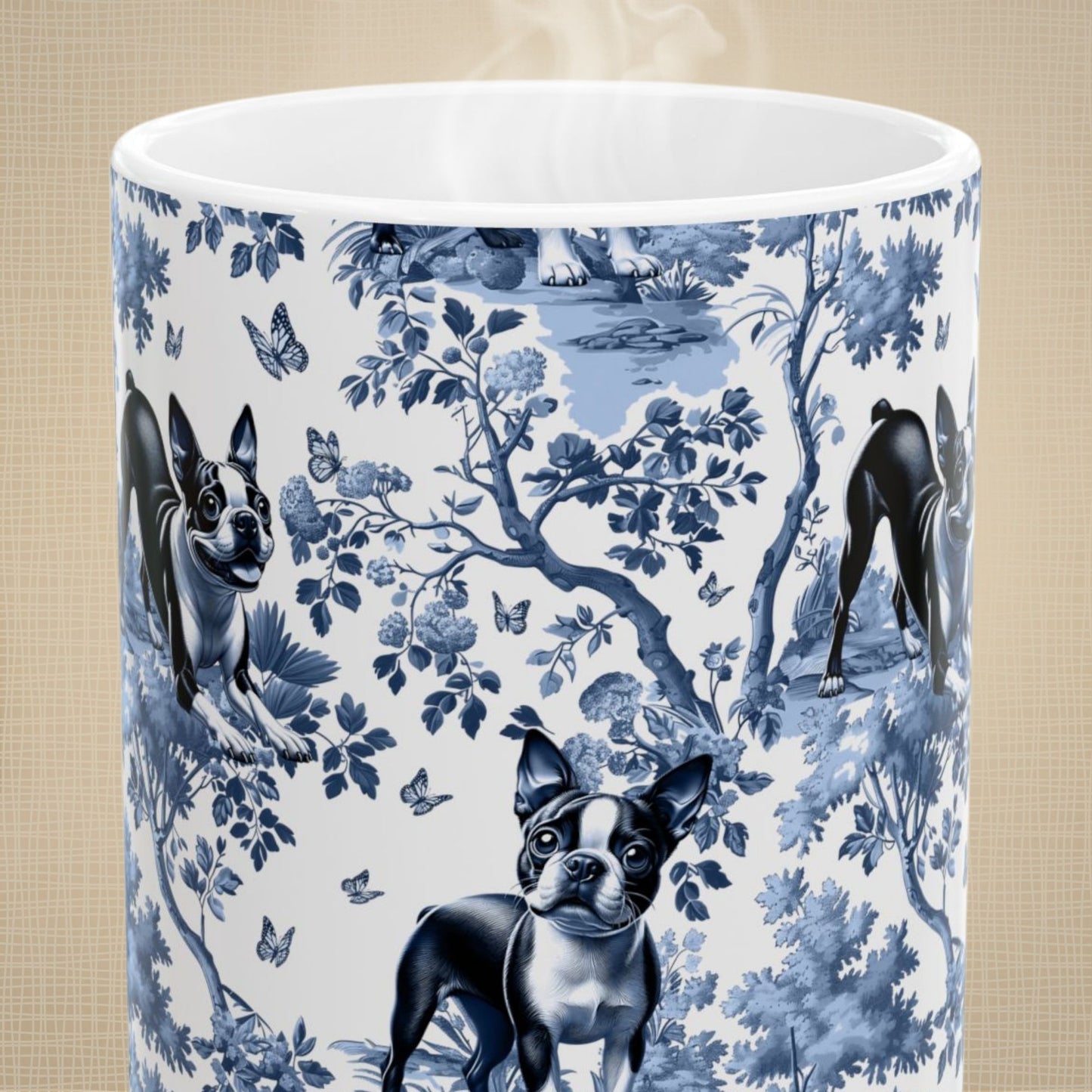 Boston Terrier Mug - Toile