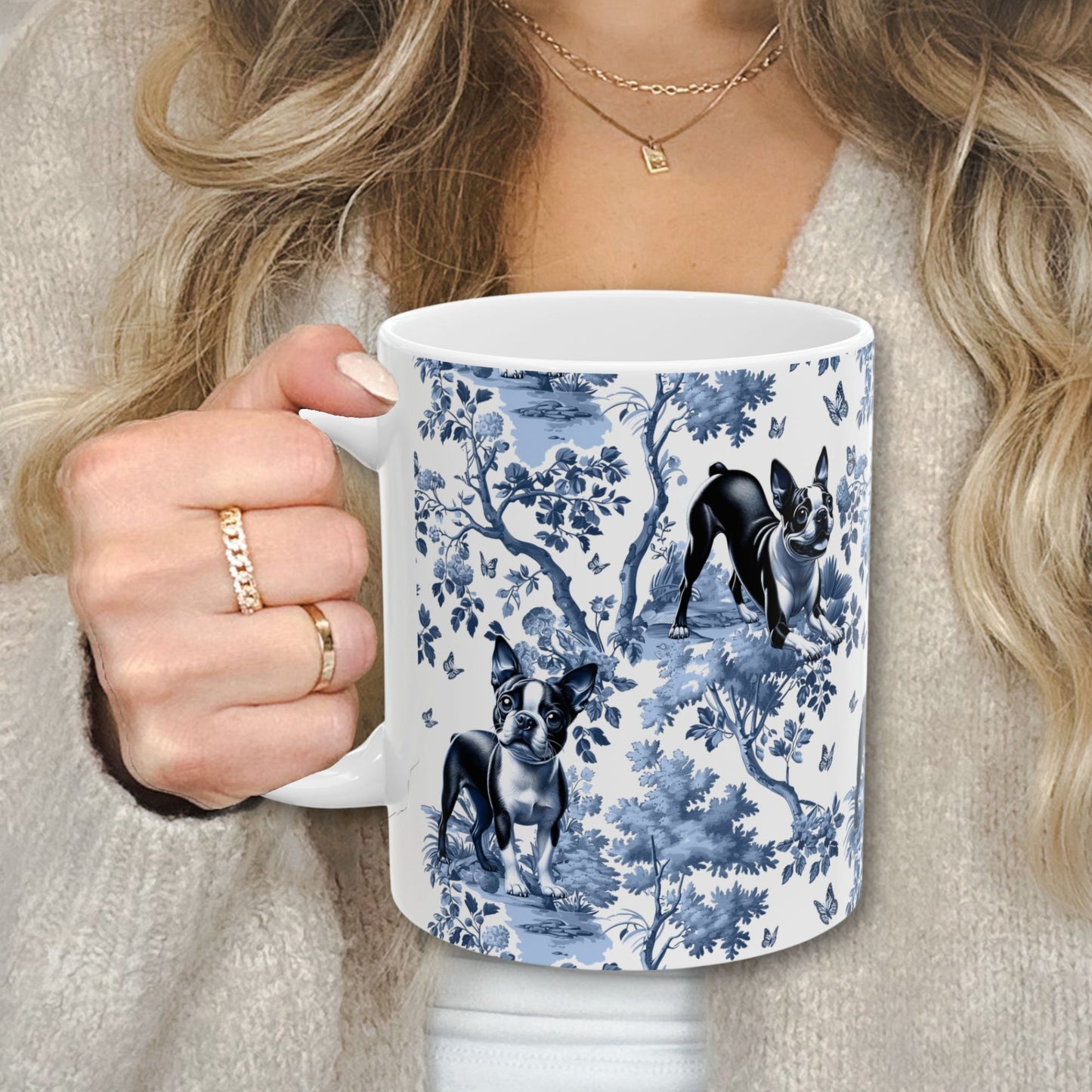 Boston Terrier Mug - Toile