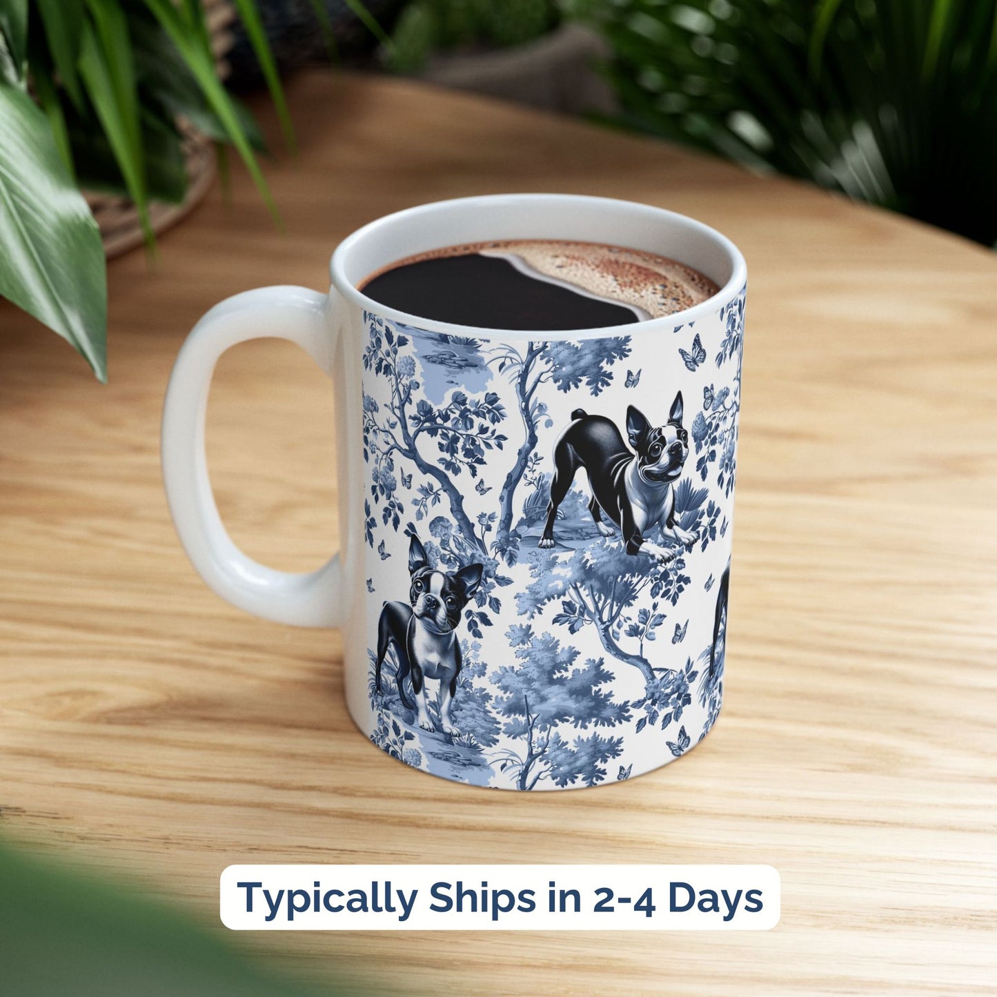 Boston Terrier Mug - Toile