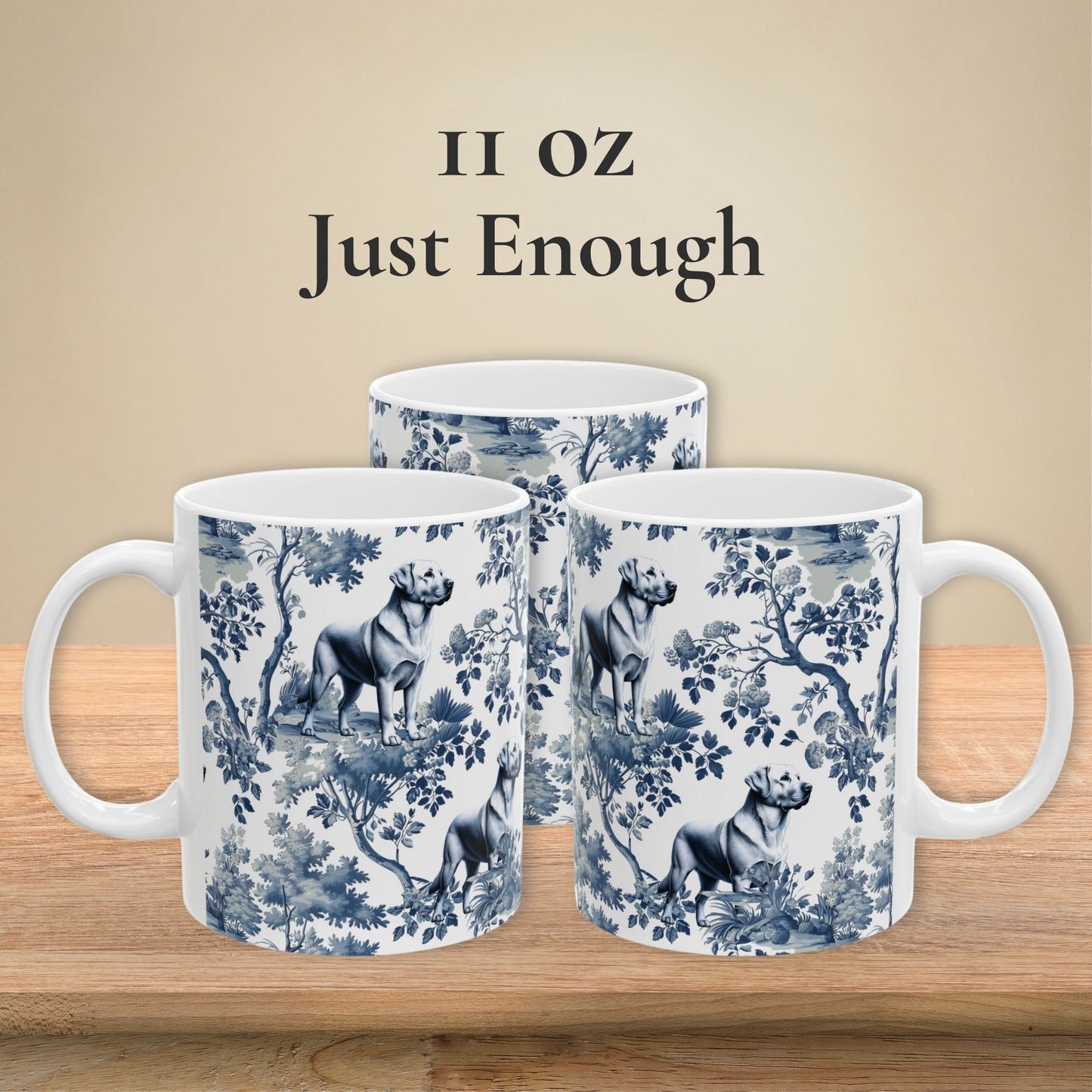 Labrador Retriever Mug - Lab Toile