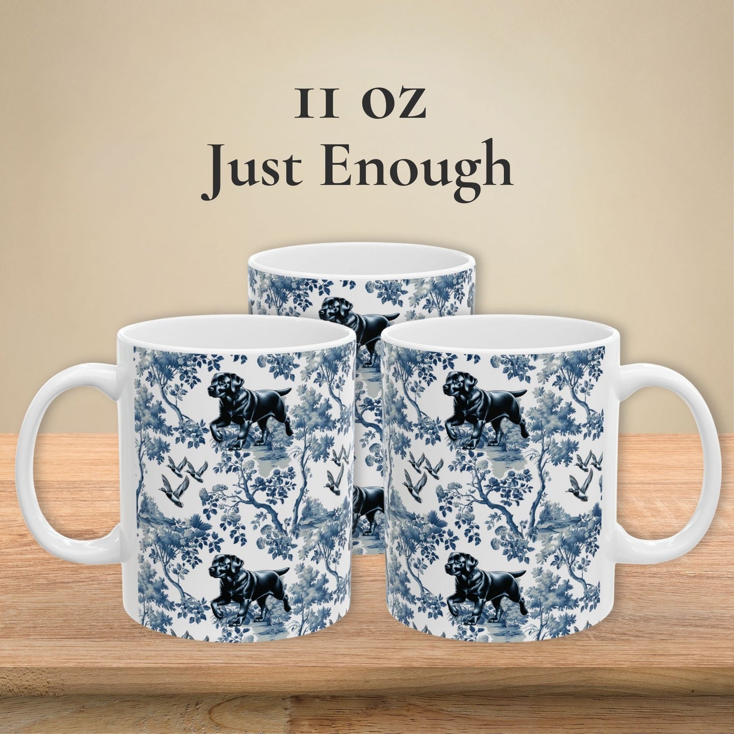 Labrador Retriever Mug - Lab Toile