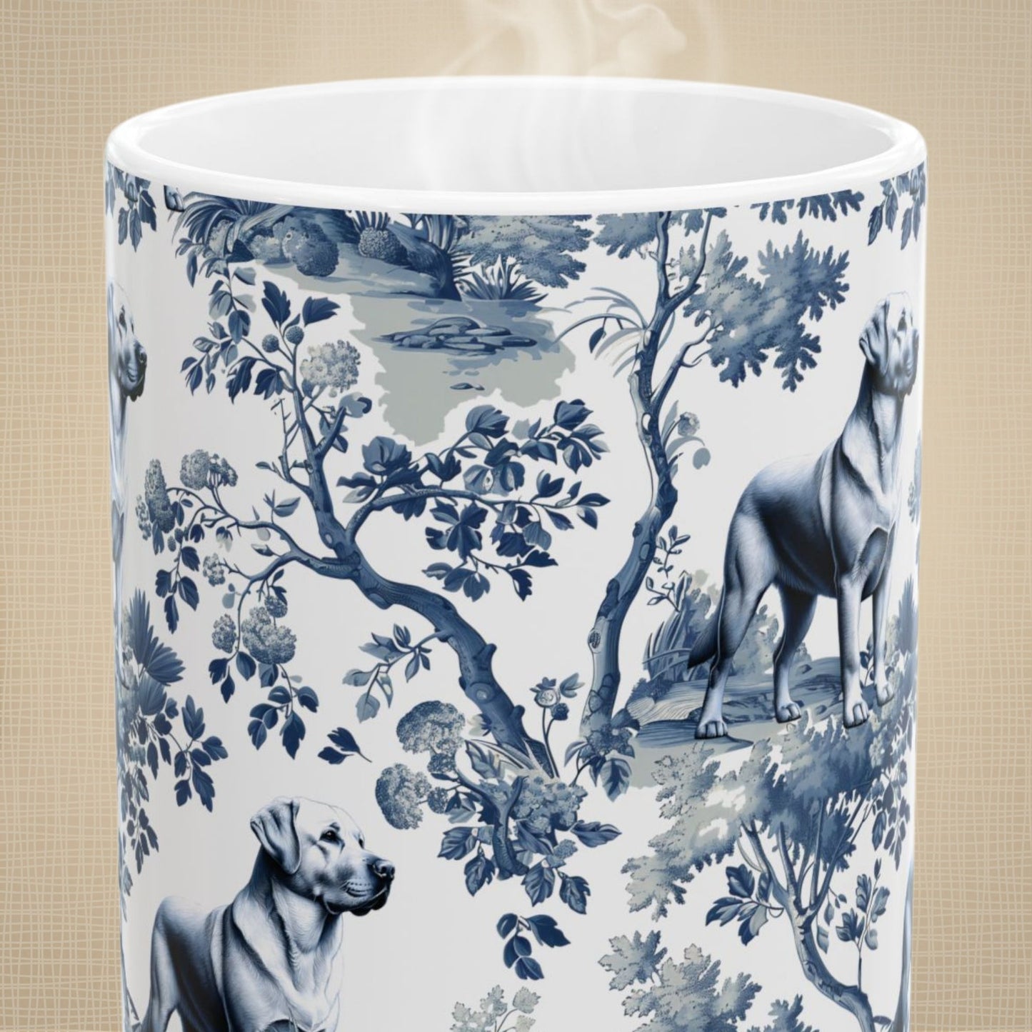 Labrador Retriever Mug - Lab Toile