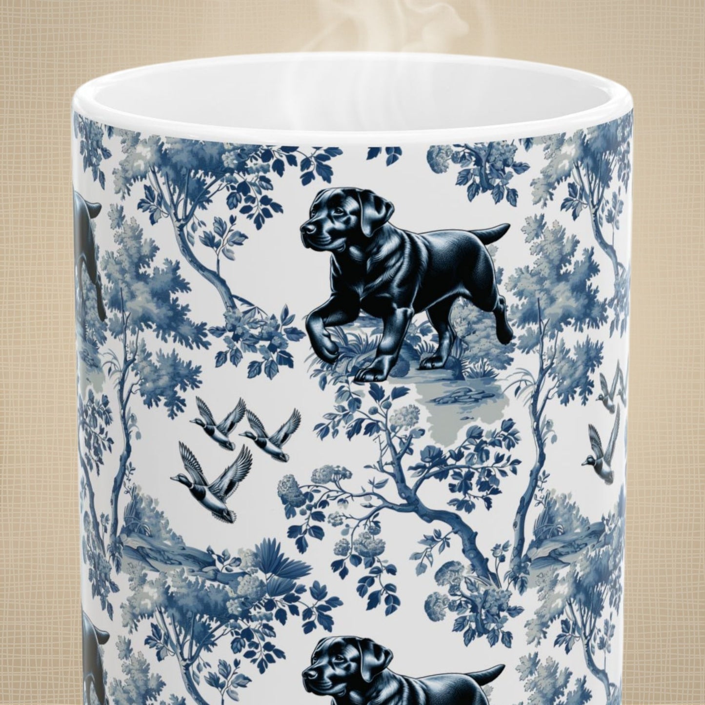 Labrador Retriever Mug - Lab Toile