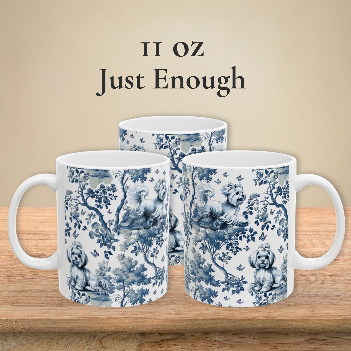Maltese Mug - Toile