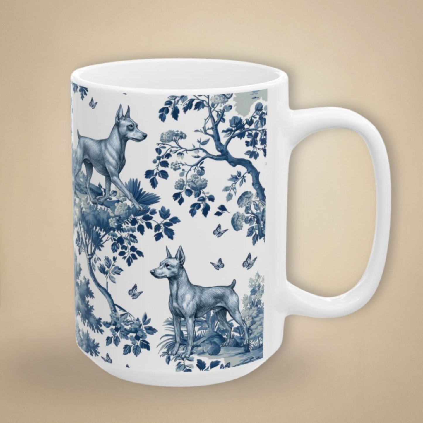 Miniature Pinscher Mug - Toile