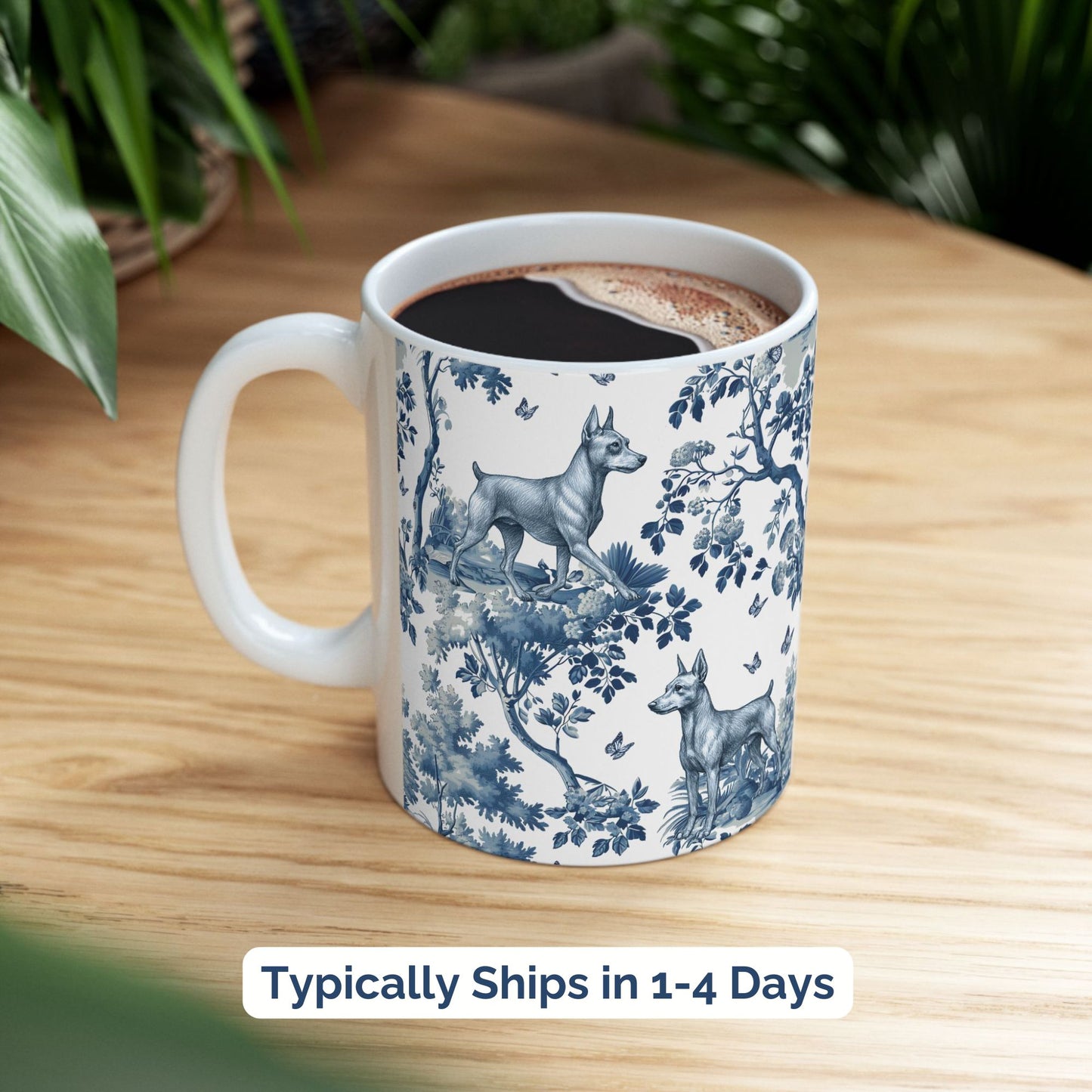 Miniature Pinscher Mug - Toile