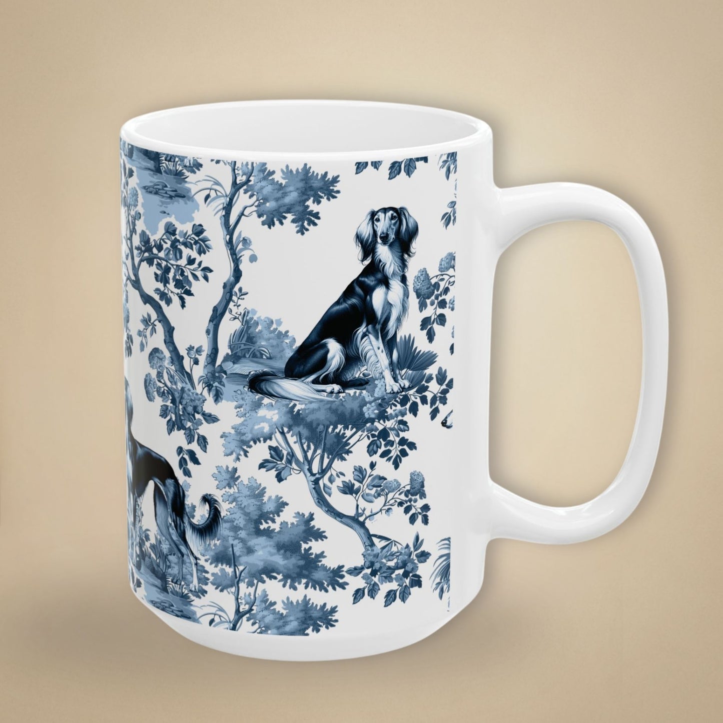 Saluki Mug - Toile
