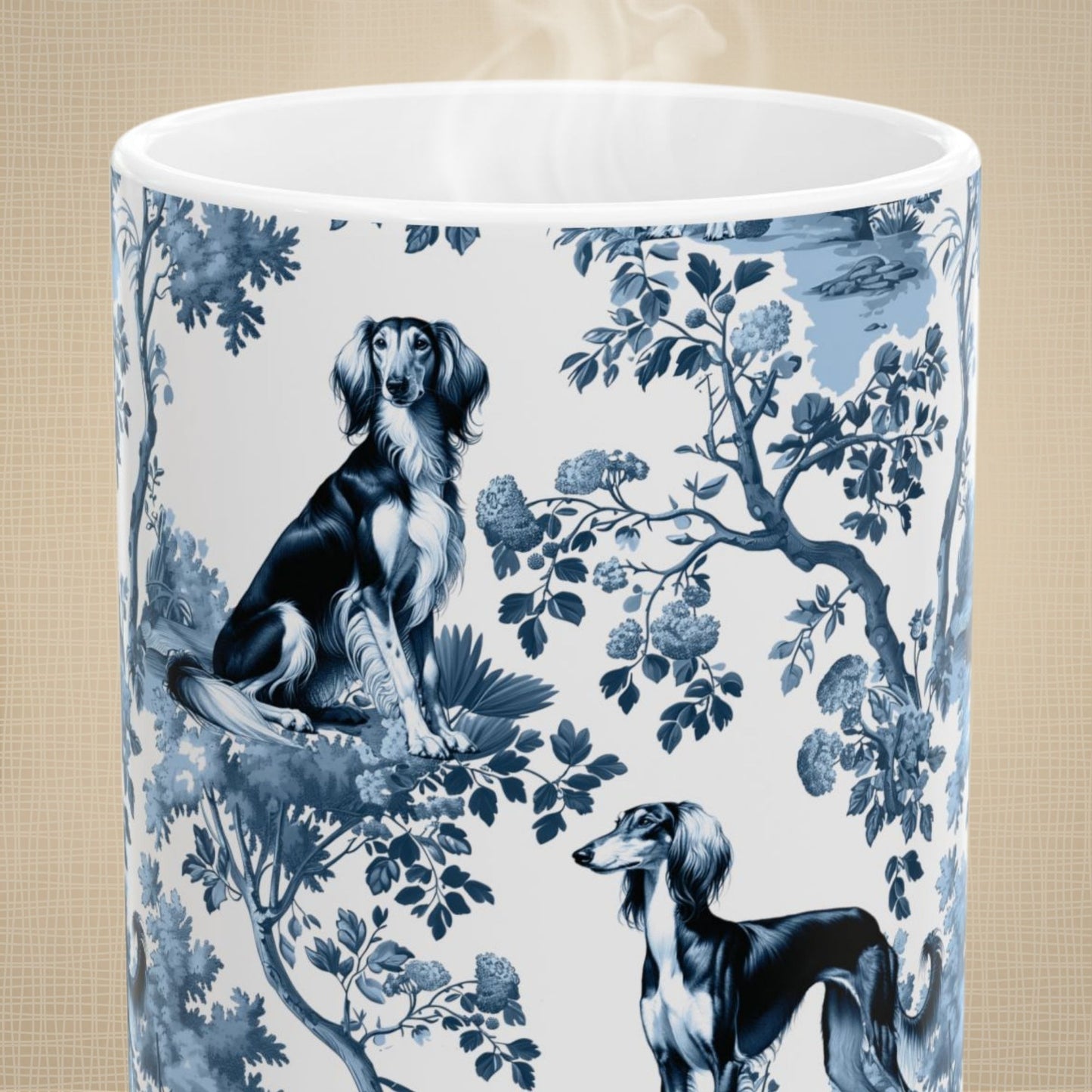 Saluki Mug - Toile