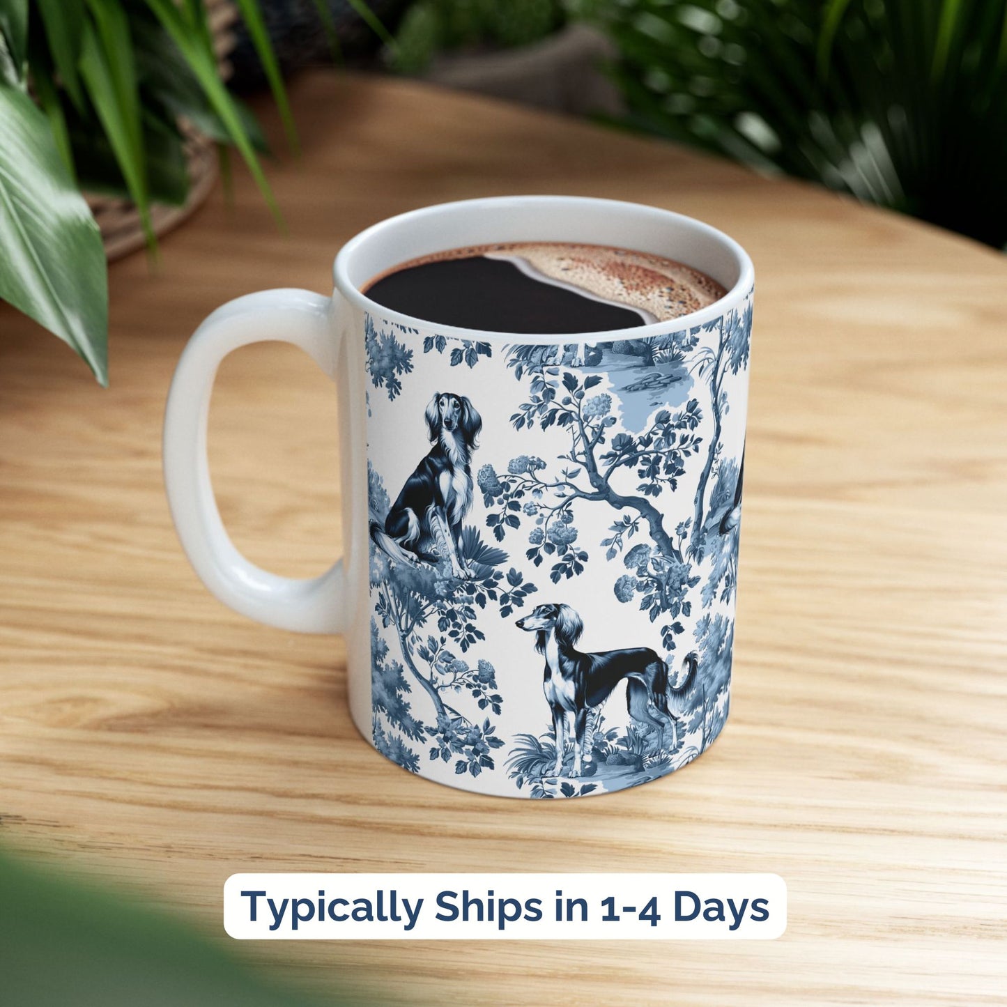 Saluki Mug - Toile