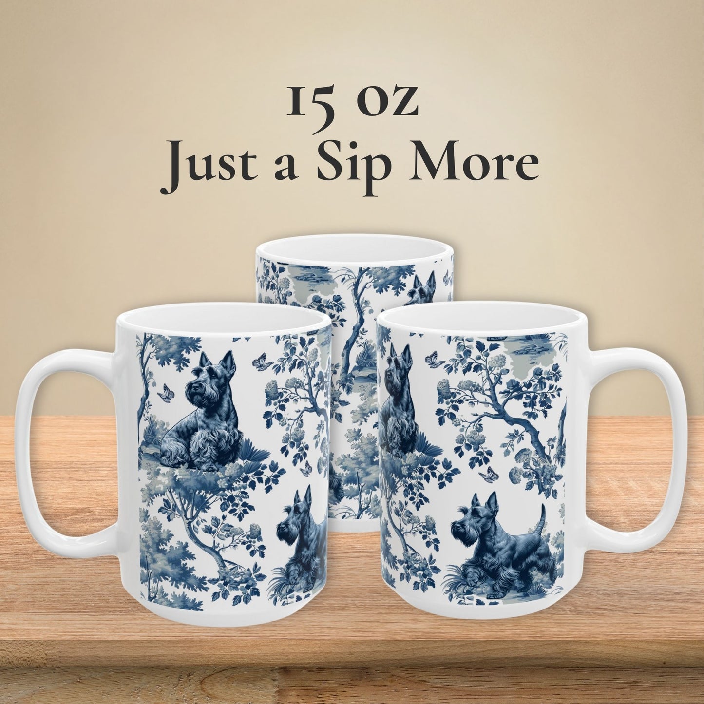 Scottish Terrier Mug - Toile