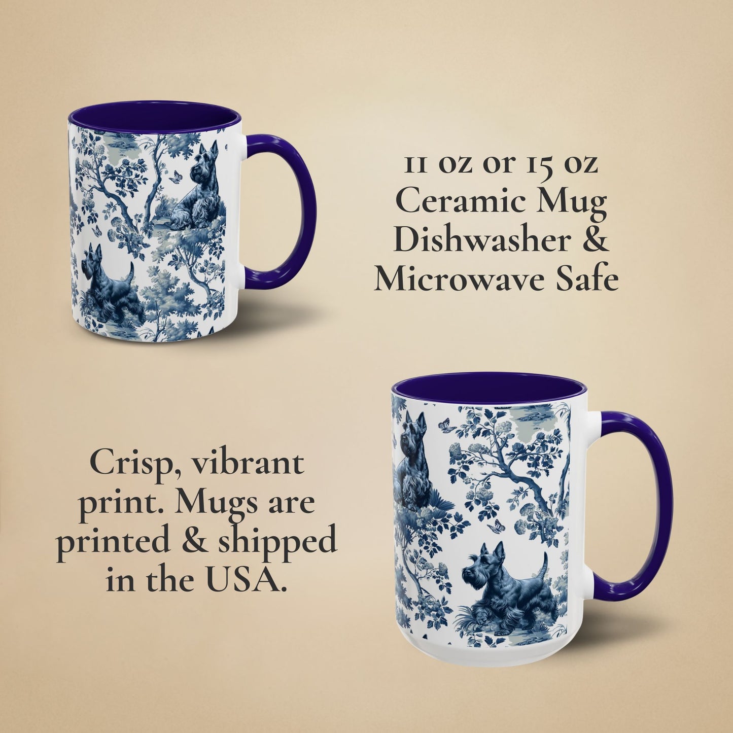 Scottish Terrier Mug - Toile