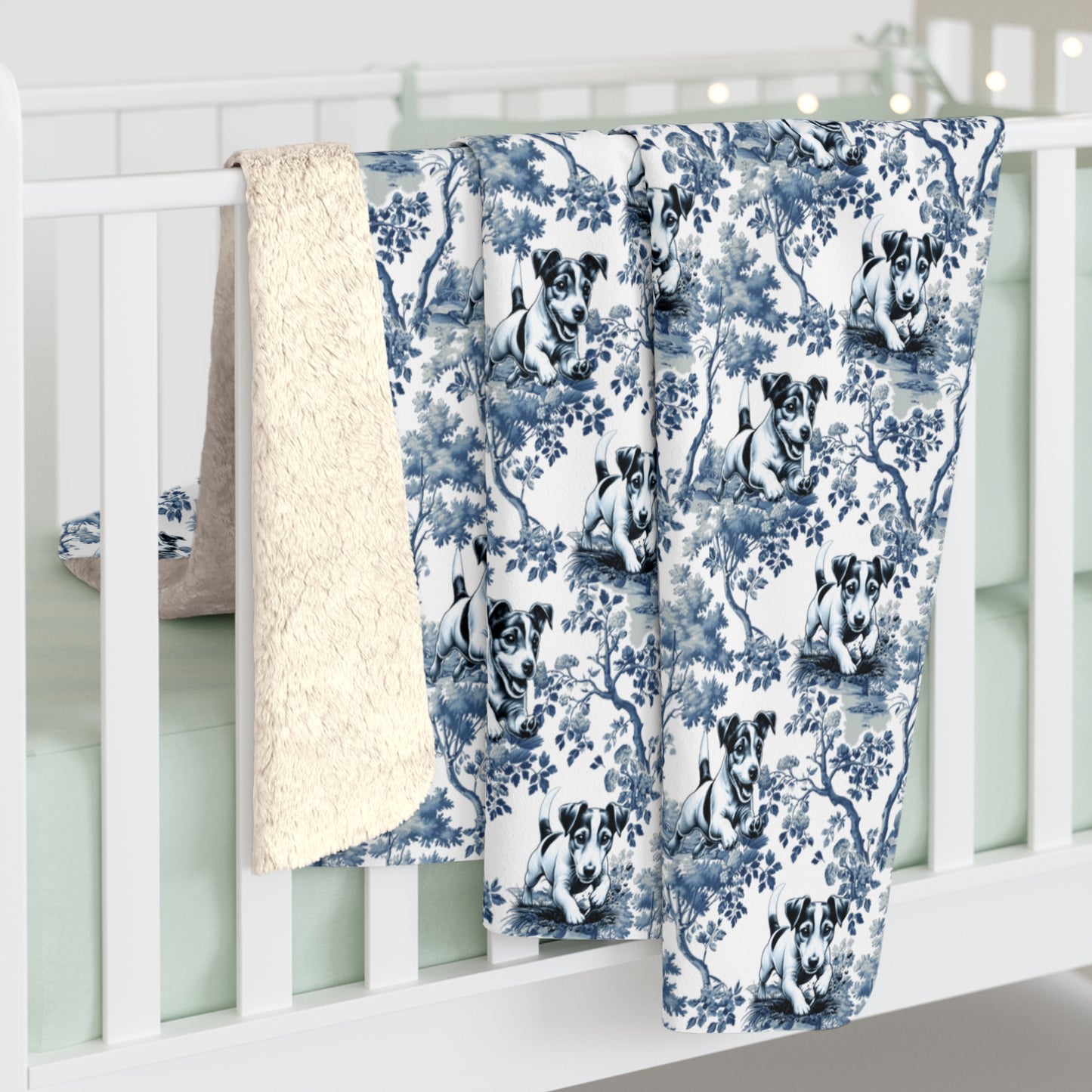 Jack Russell Terrier Blanket - Toile