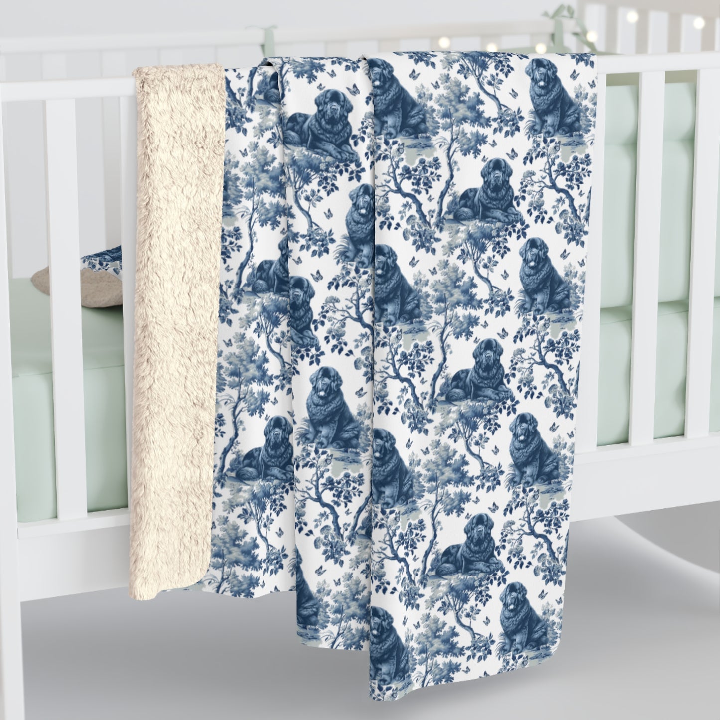 Newfoundland Dog Blanket - Toile