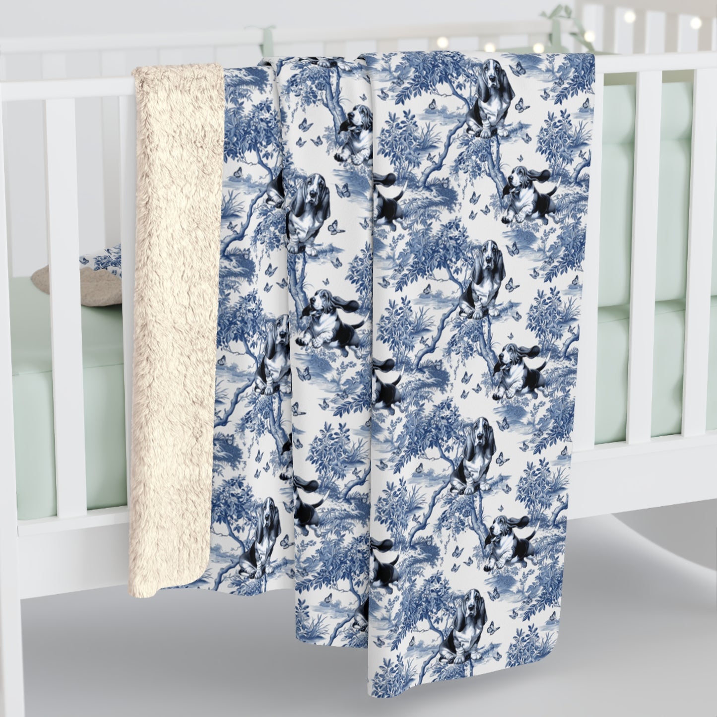 Basset Hound Blanket - Toile