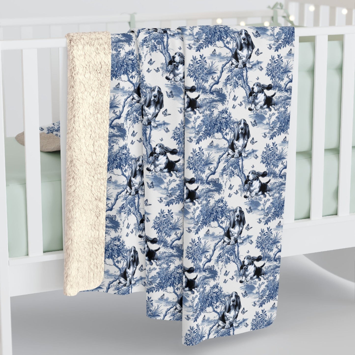 Basset Hound Blanket - Toile