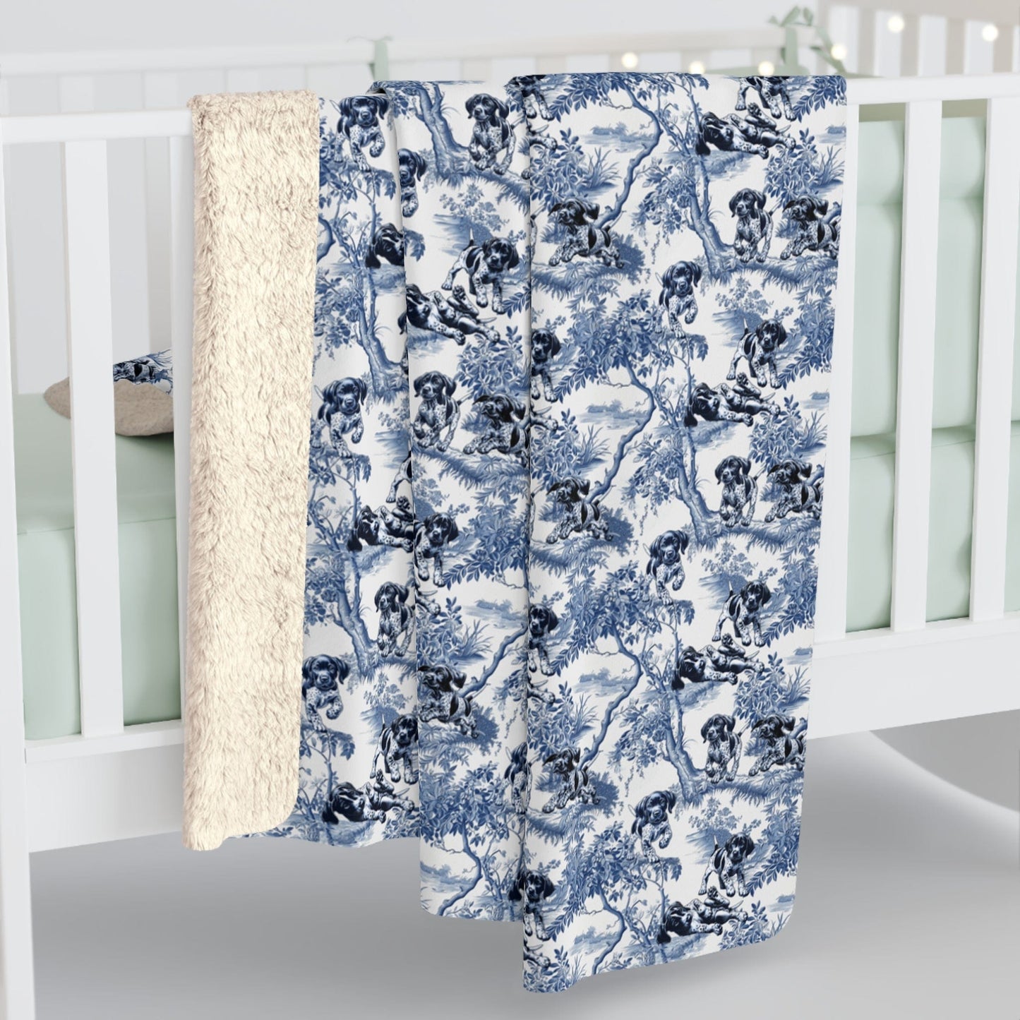 German Shorthaired Pointer Blanket - Toile