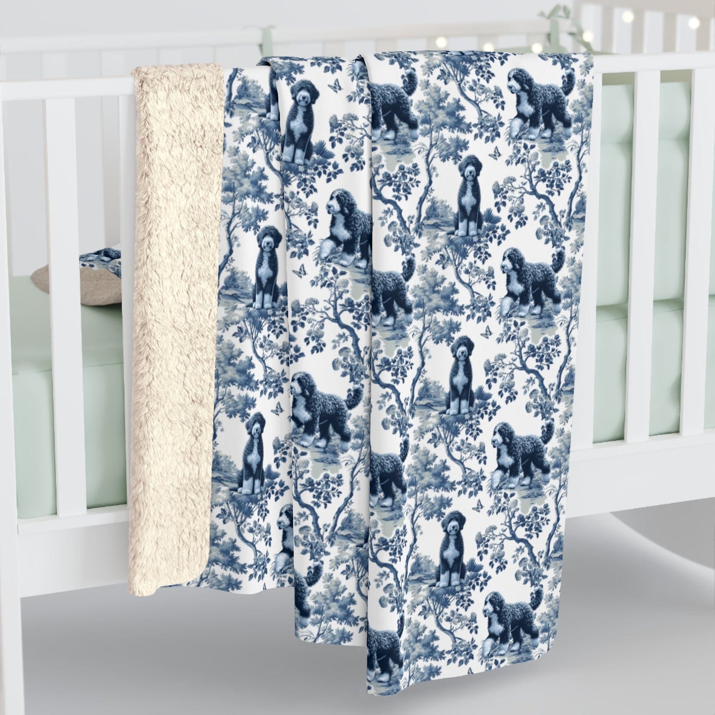 Sheepadoodle Blanket - Toile