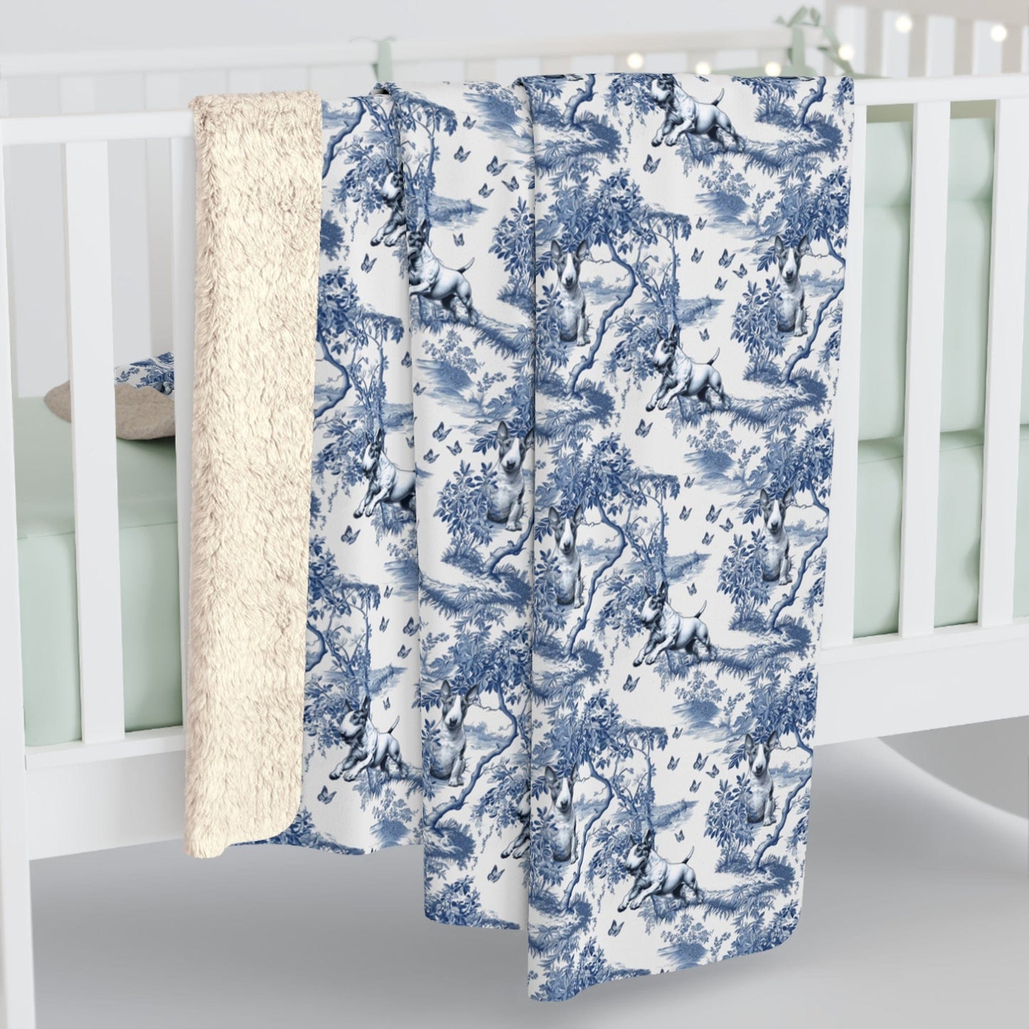 Bull Terrier Blanket - Toile