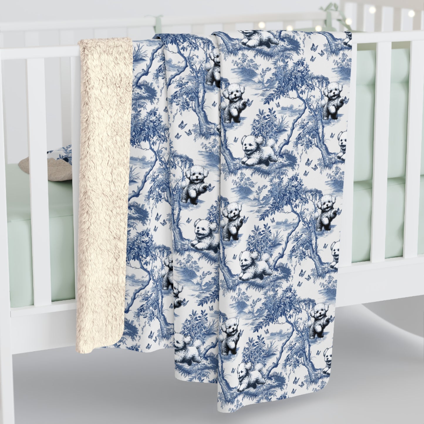 Bichon Frise Blanket - Toile