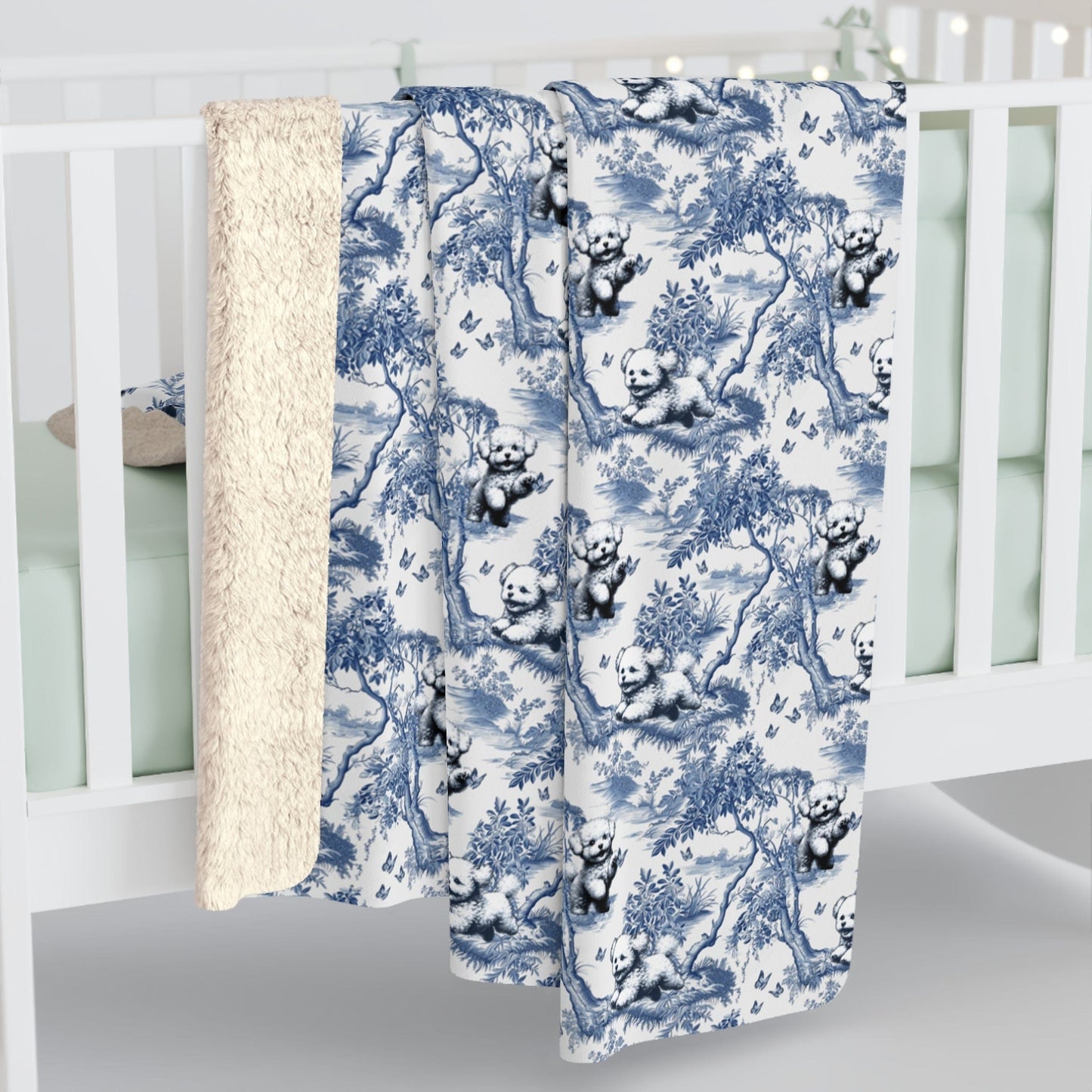 Bichon Frise Blanket - Toile