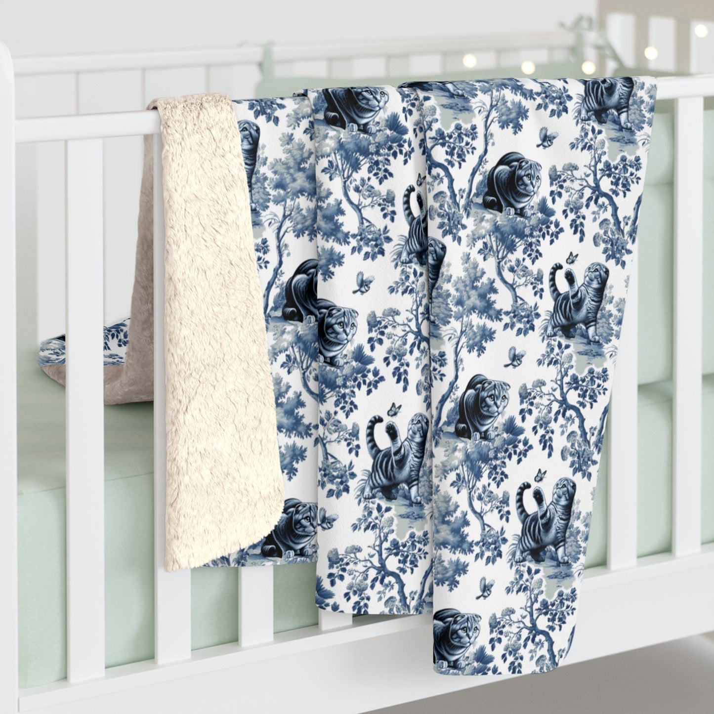 Scottish Fold Cat Blanket - Toile