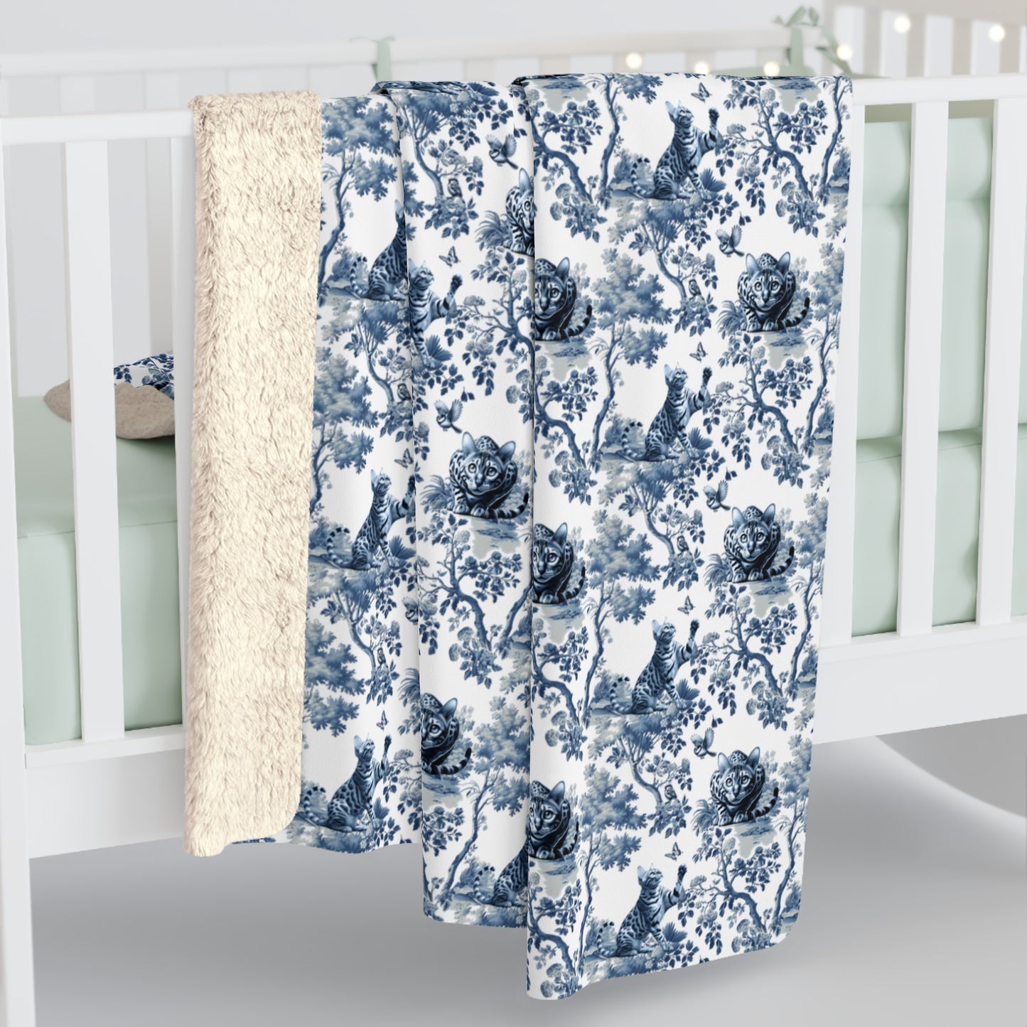 Bengal Cat Blanket - Toile