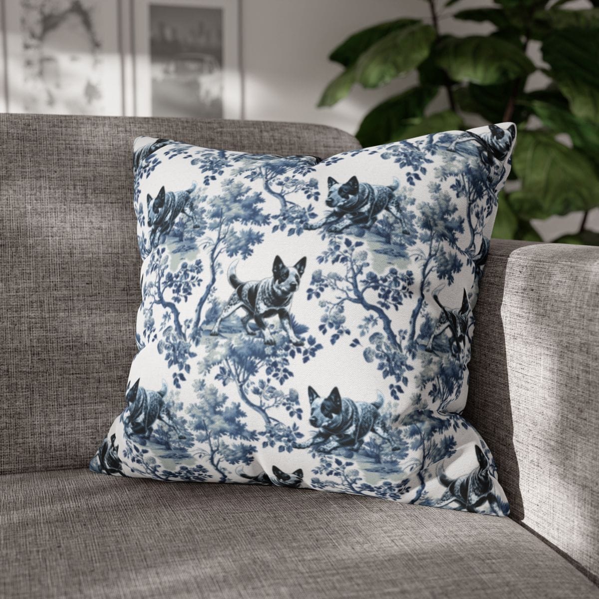 Australian Cattle Dog Pillow Cover - Toile