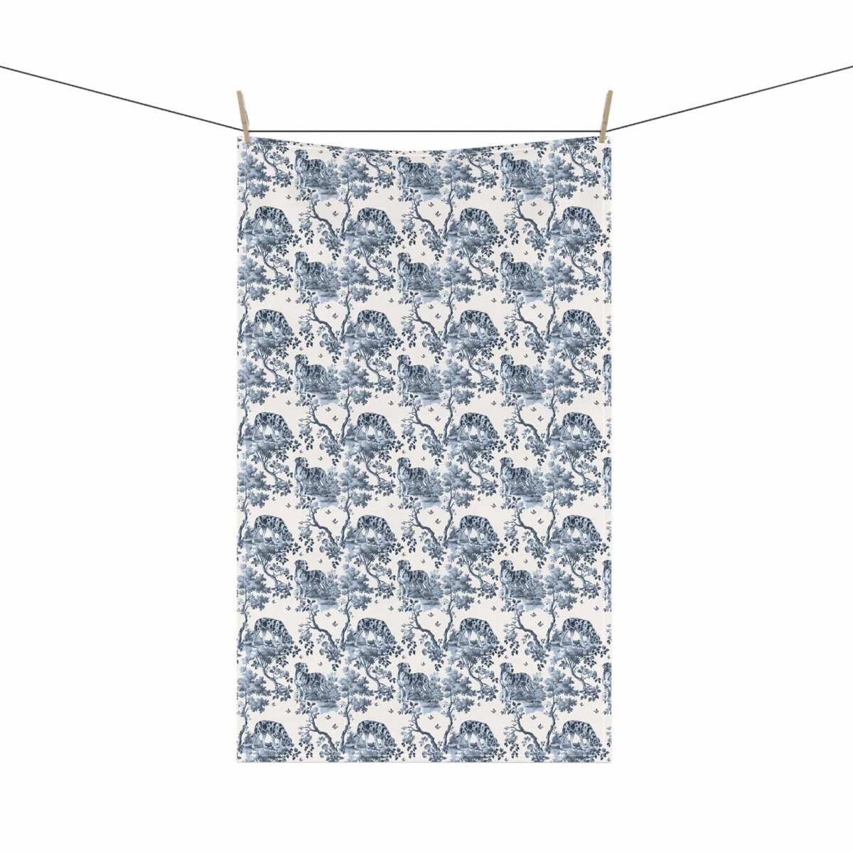 Catahoula Leopard Dog · Garden Toile Tea Towel