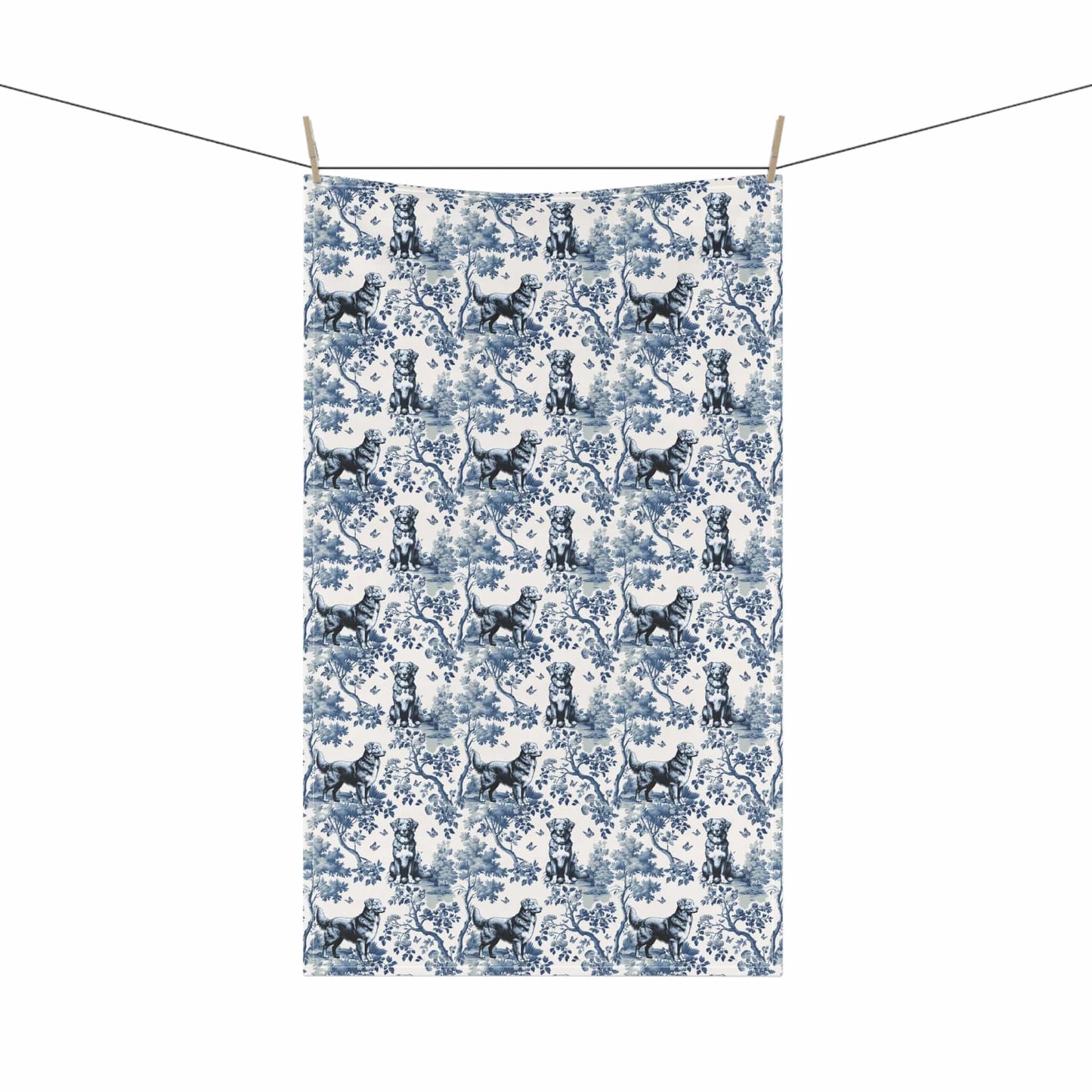 Nova Scotia Duck Tolling Retriever · Garden Toile Tea Towel