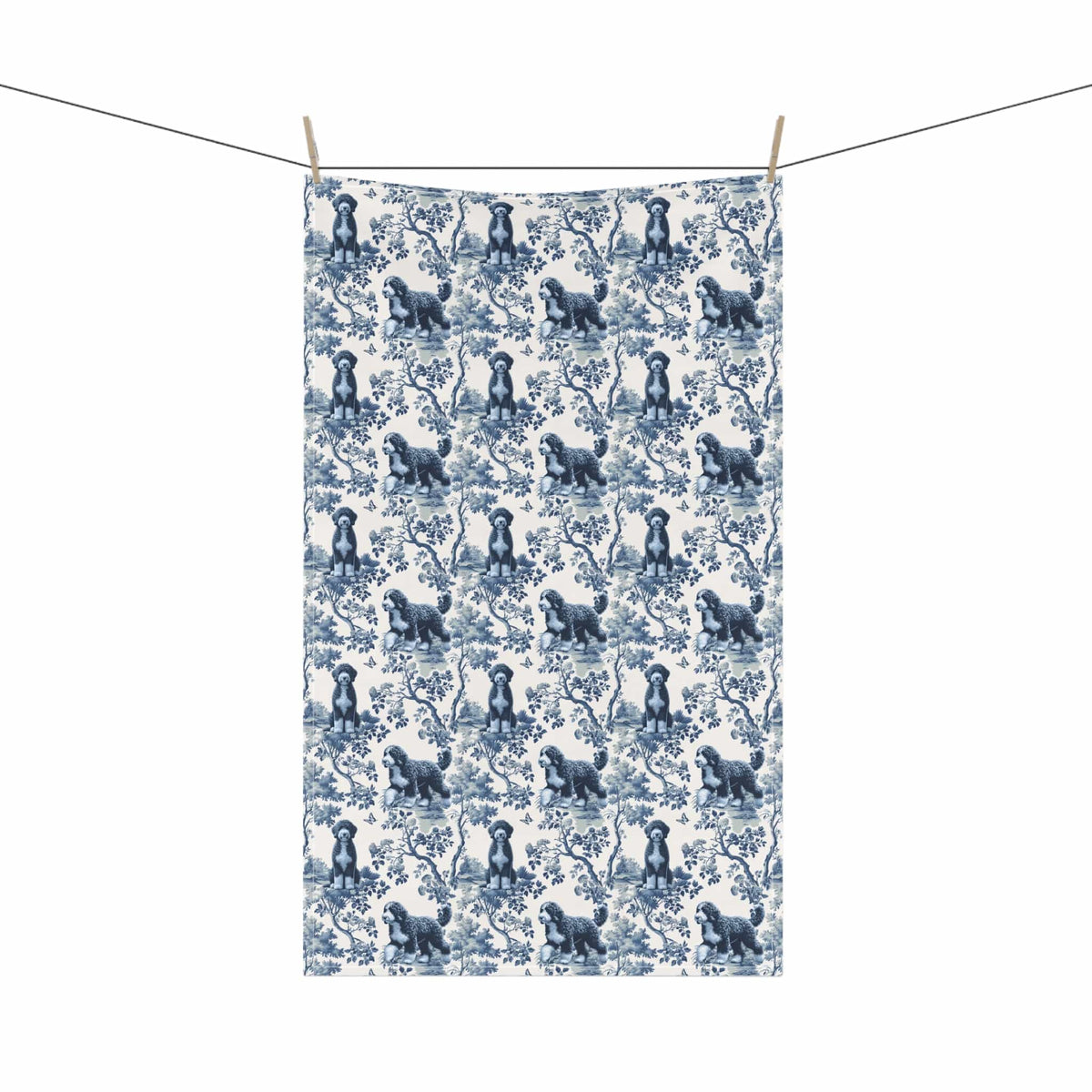 Sheepadoodle · Garden Toile Tea Towel