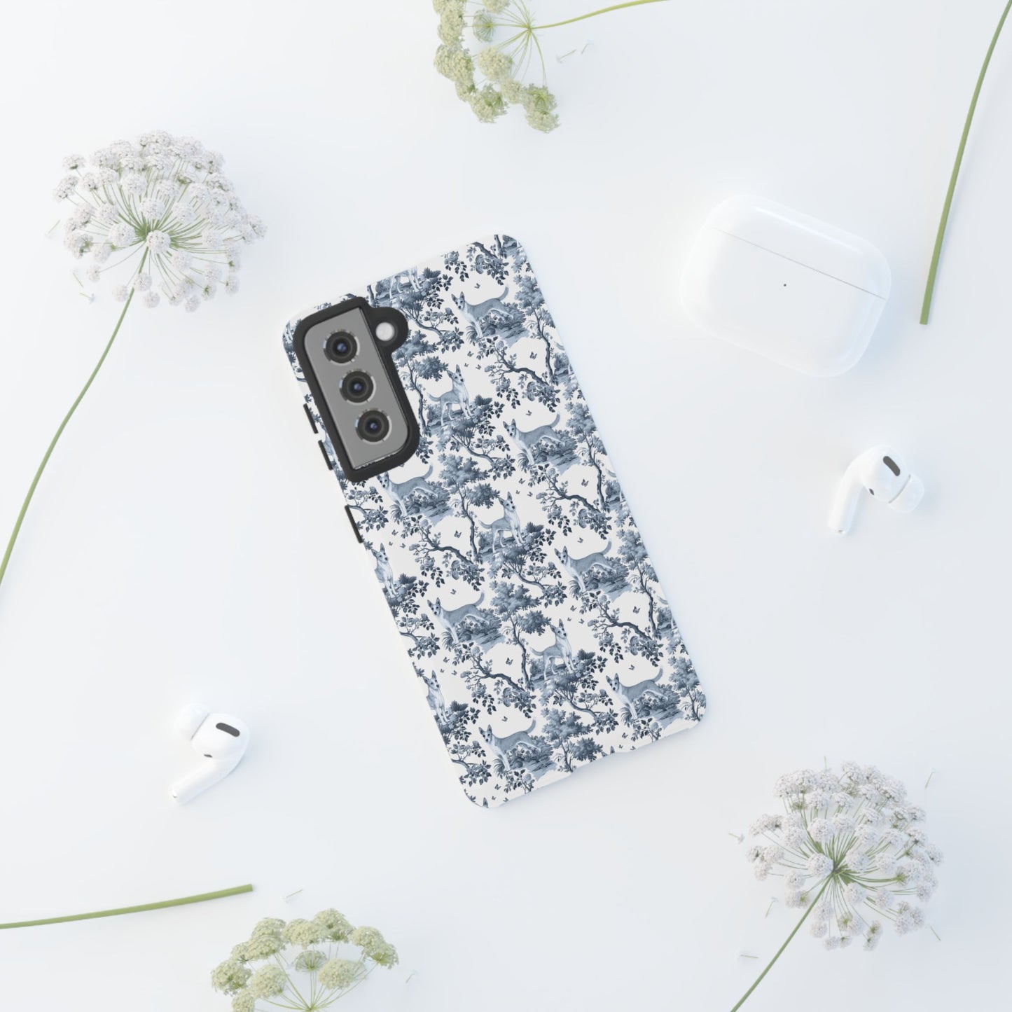 Portuguese Pondengo Phone Case - Toile Pattern