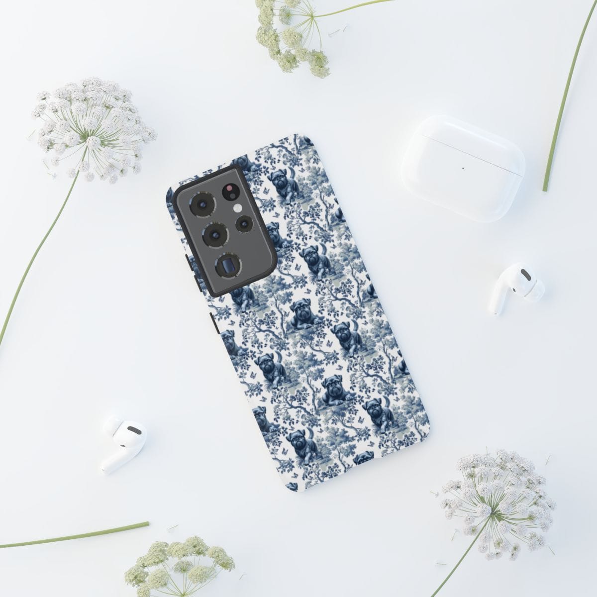 Brussels Griffon Phone Case - Toile Pattern