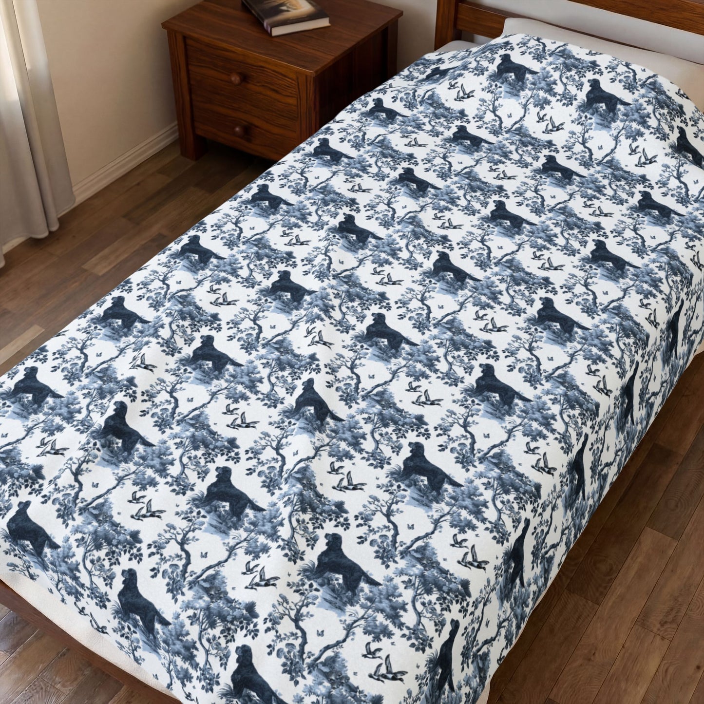Gordon Setter Blanket - Toile Pattern