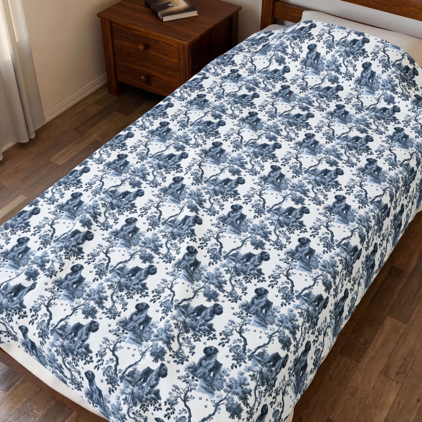 Bouvier des Flandres Blanket - Toile Pattern