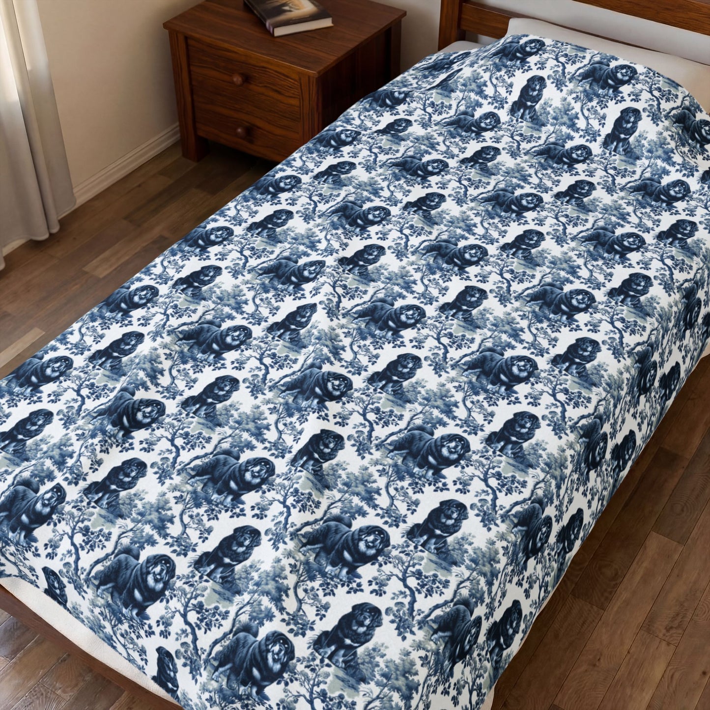 Tibetan Mastiff Blanket - Toile Pattern