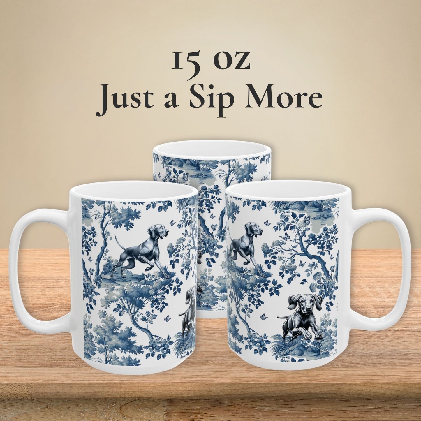 Vizsla Mug - Toile