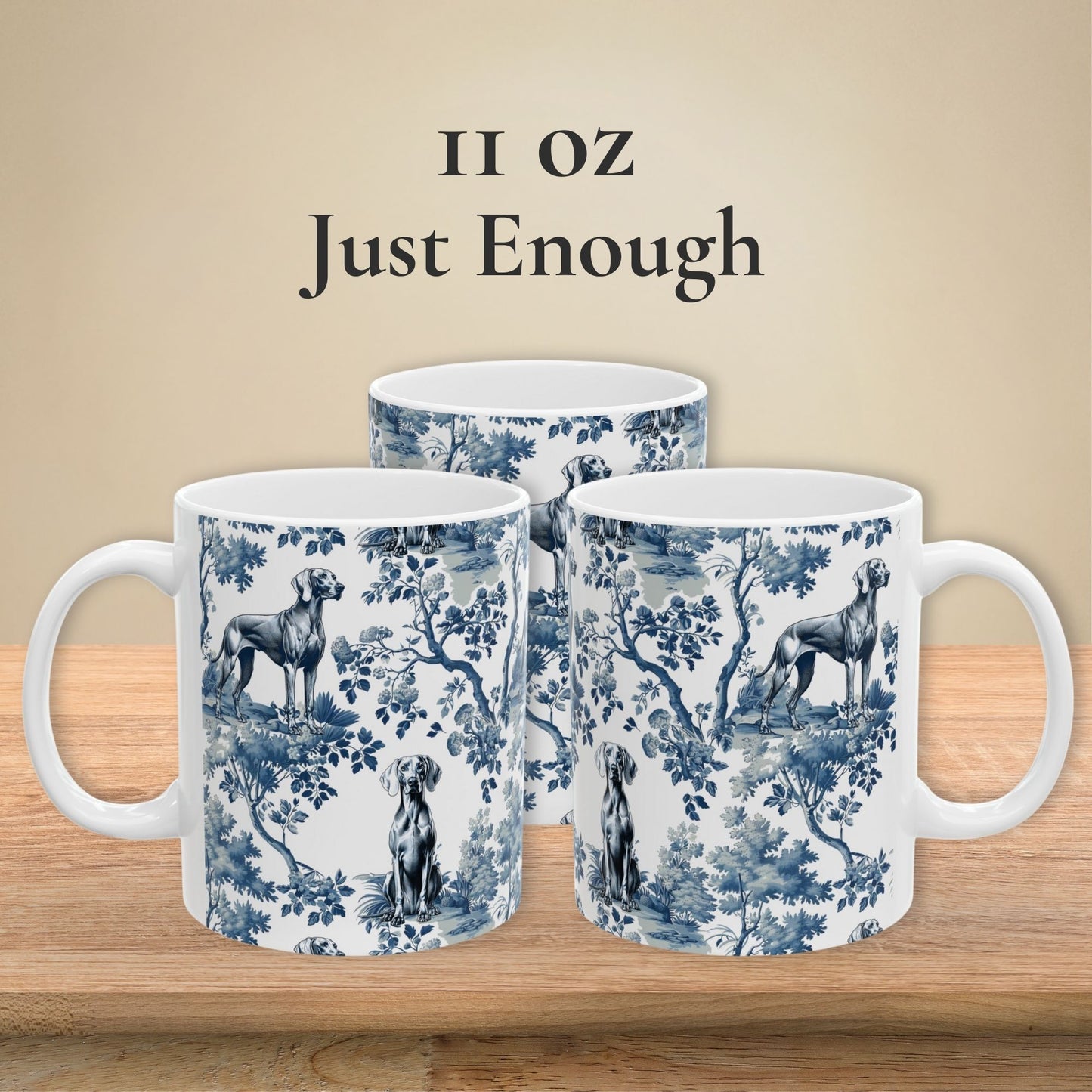 Weimaraner Mug - Toile
