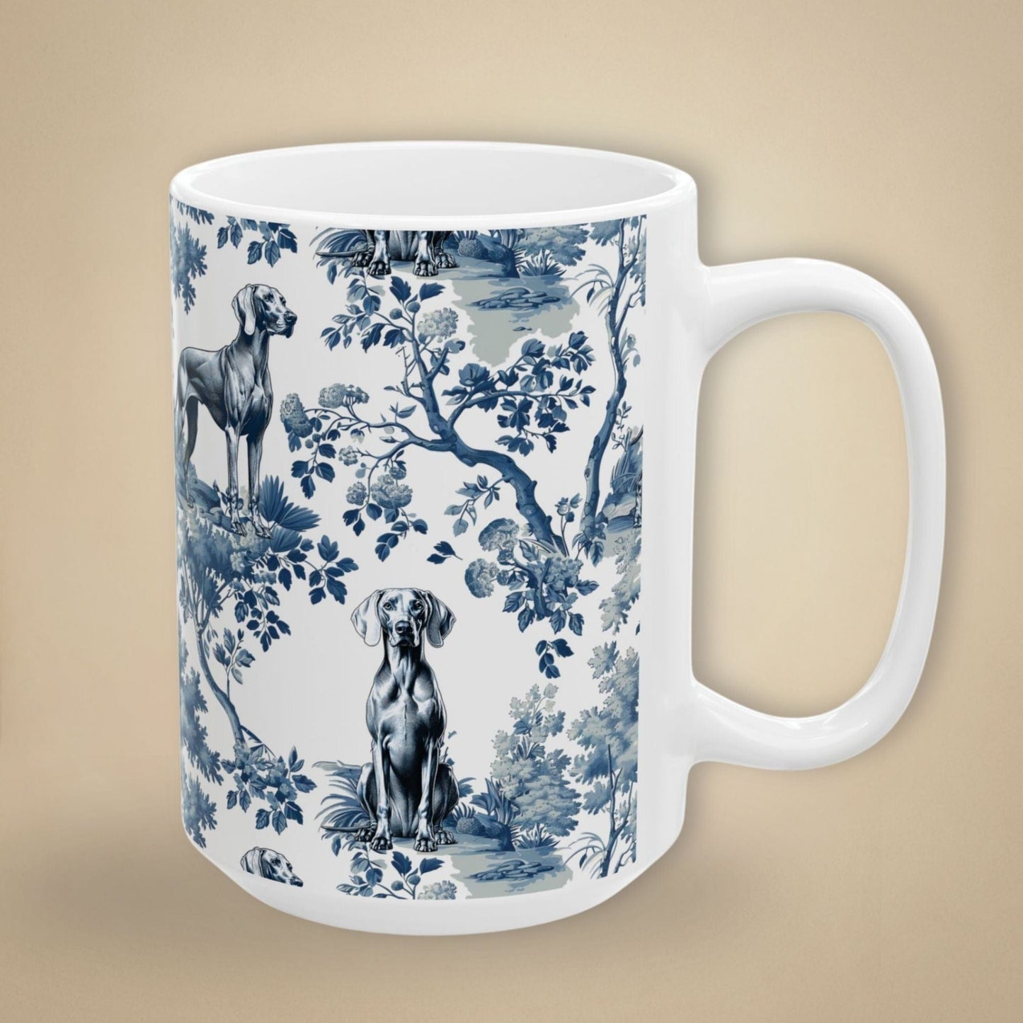 Weimaraner Mug - Toile