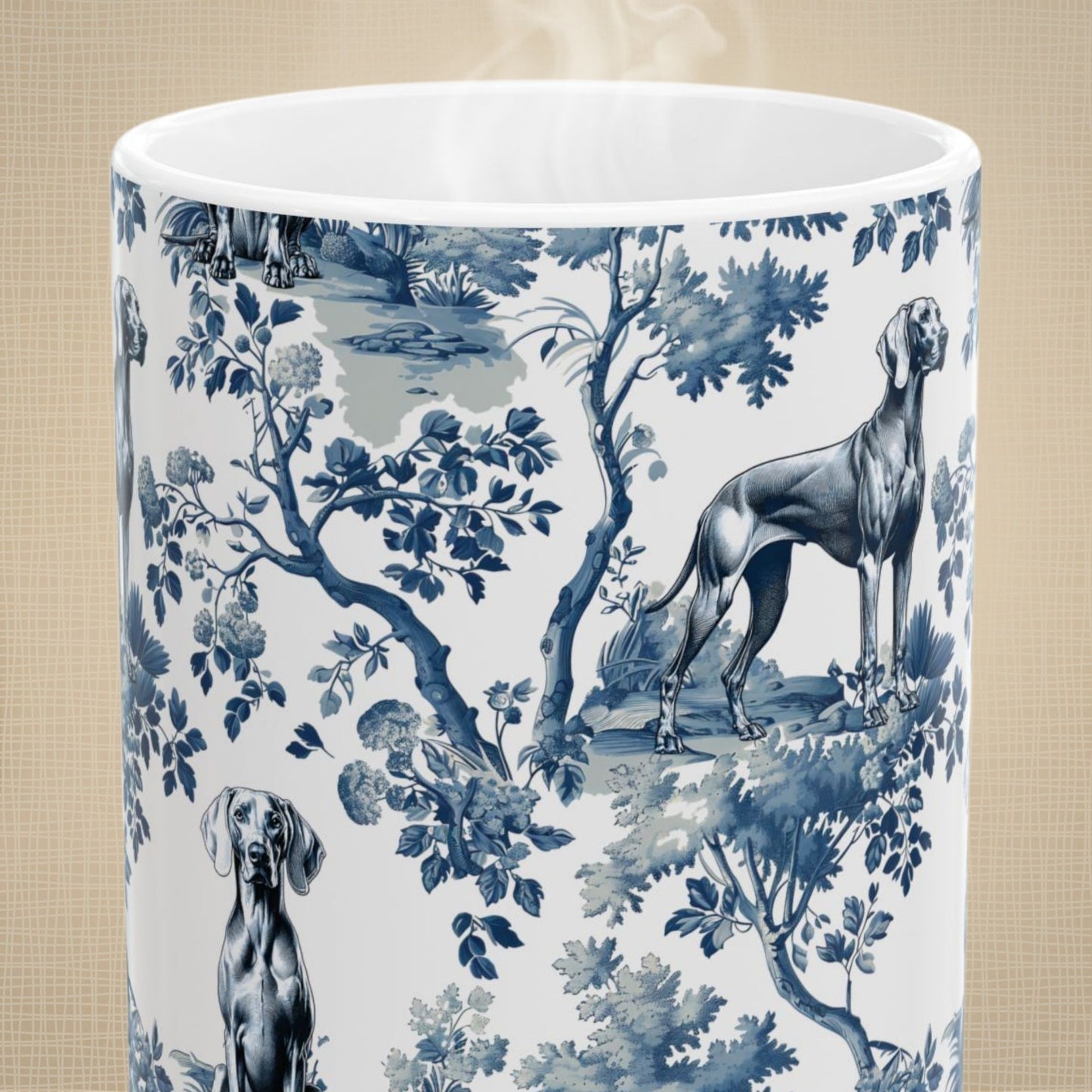 Weimaraner Mug - Toile