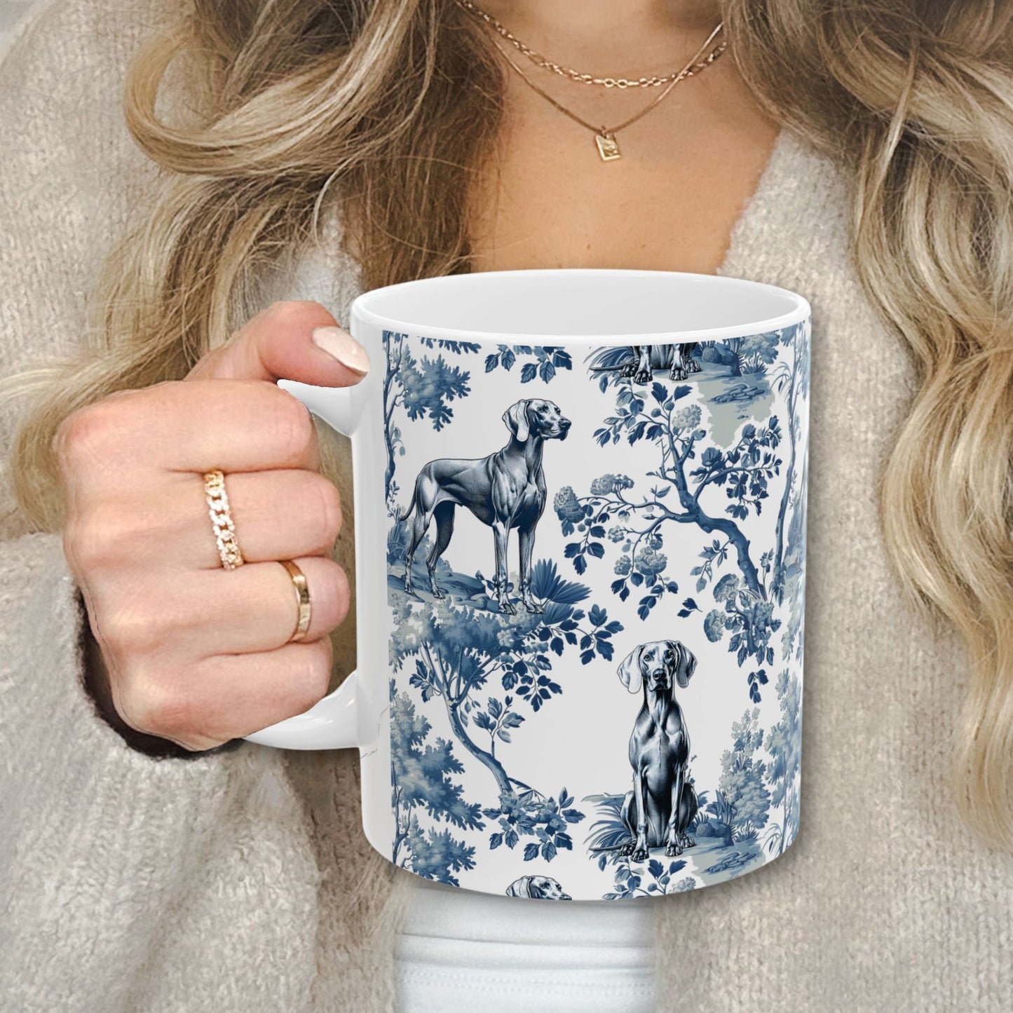 Weimaraner Mug - Toile