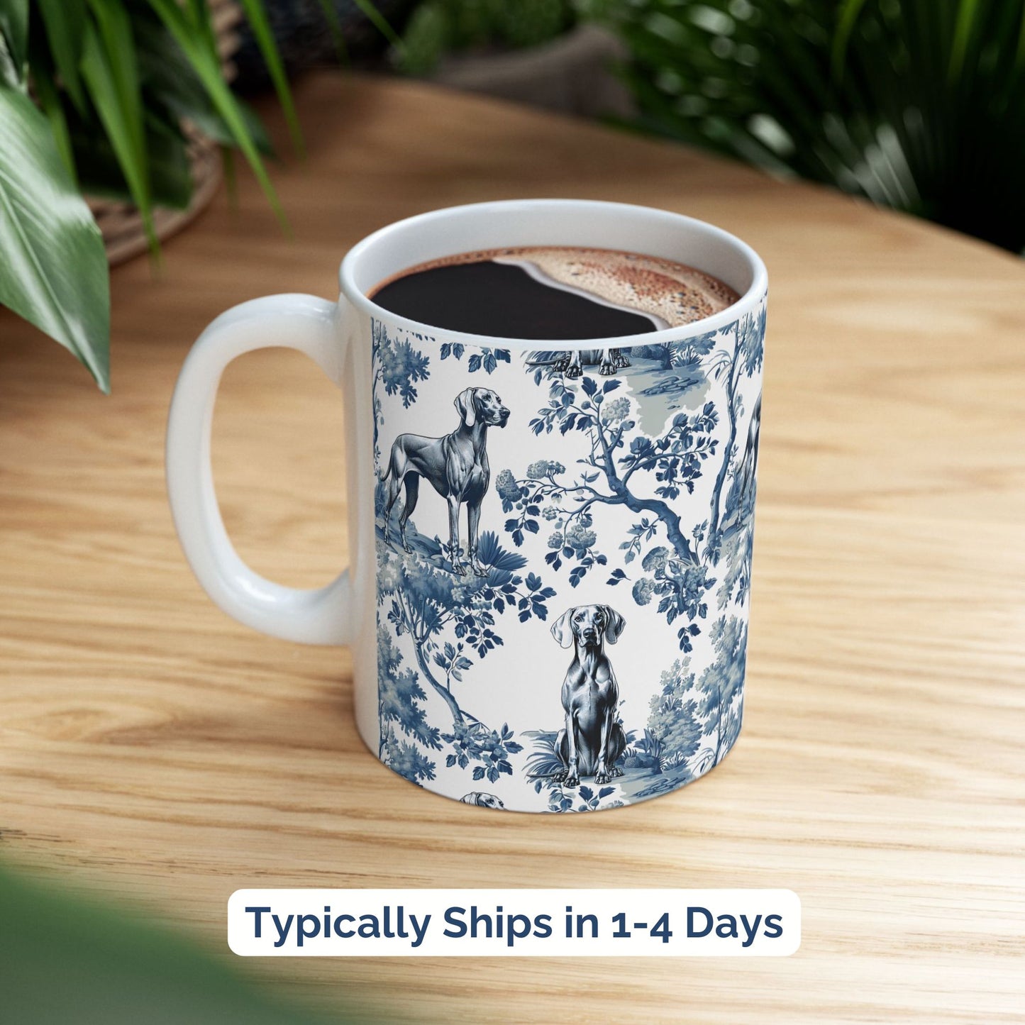 Weimaraner Mug - Toile