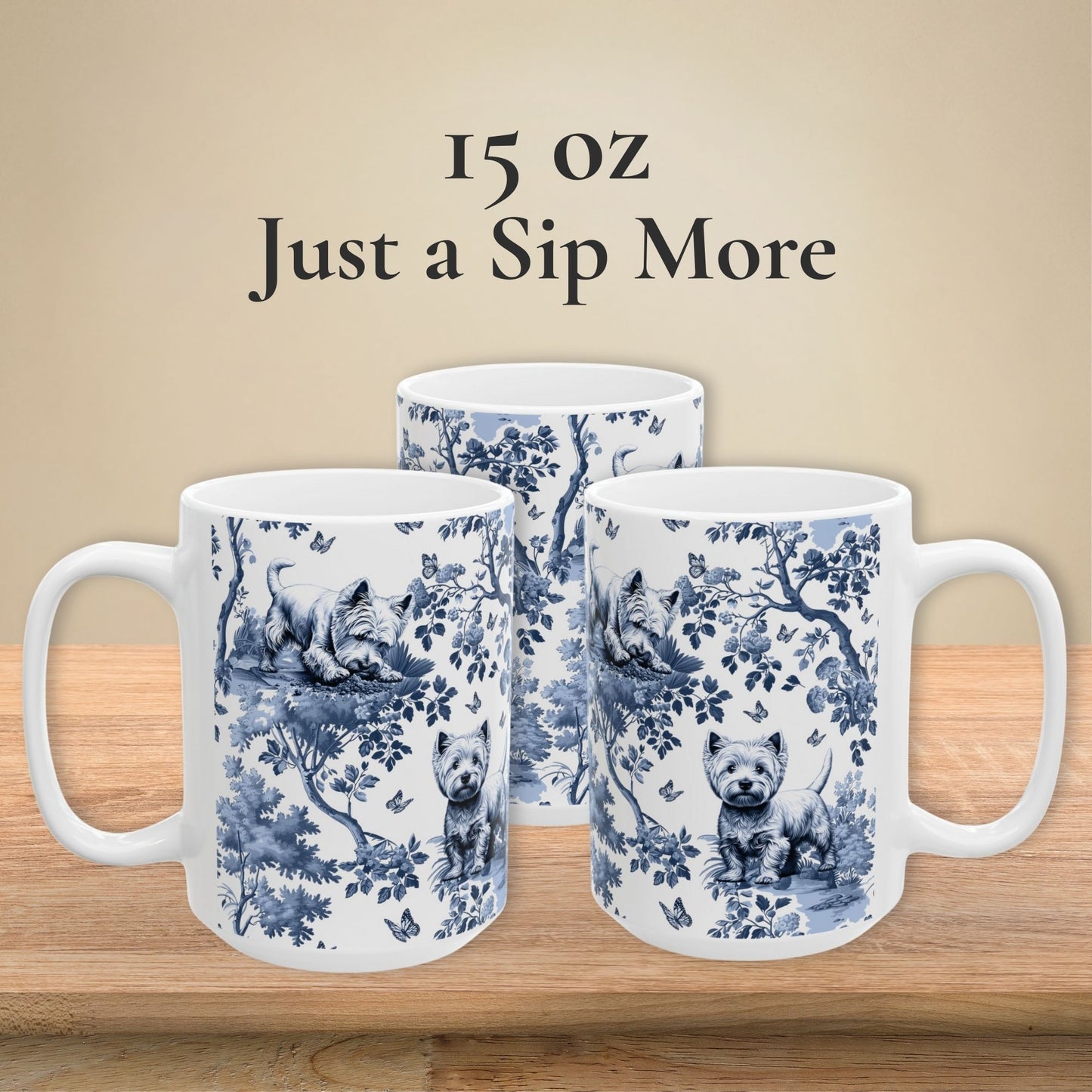 West Highland Terrier Mug - Toile