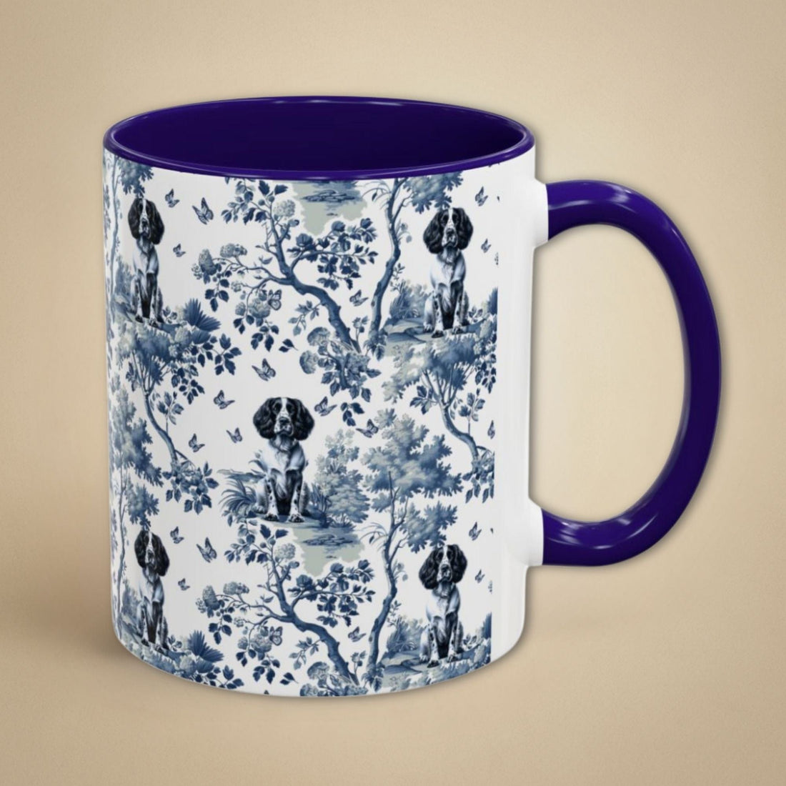 English Springer Spaniel toile mug, Springer gifts