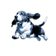 Basset Hound toile