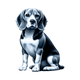 Beagle toile